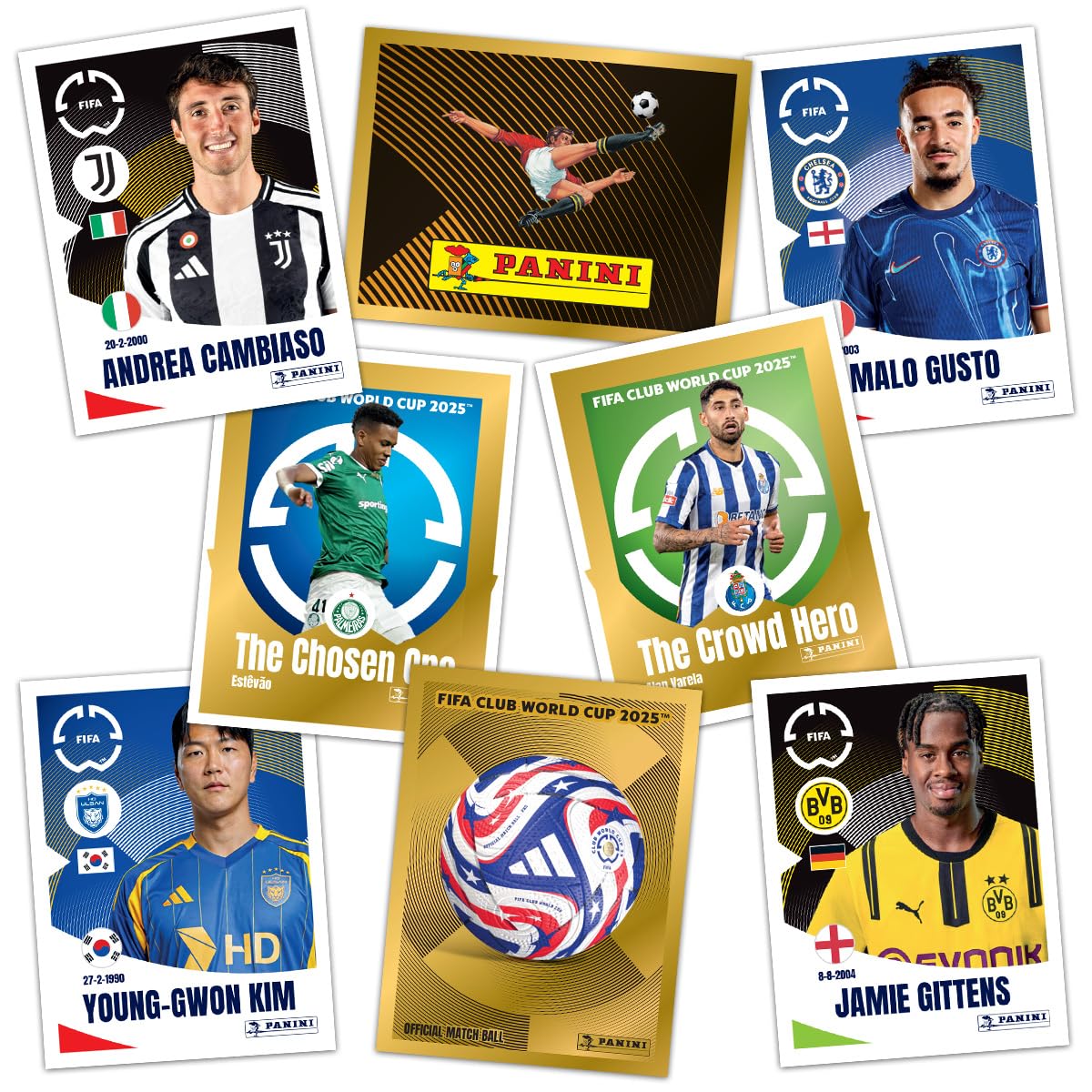Panini FIFA Club World Cup 2025 Sticker Collection (Box of 50 Bags)