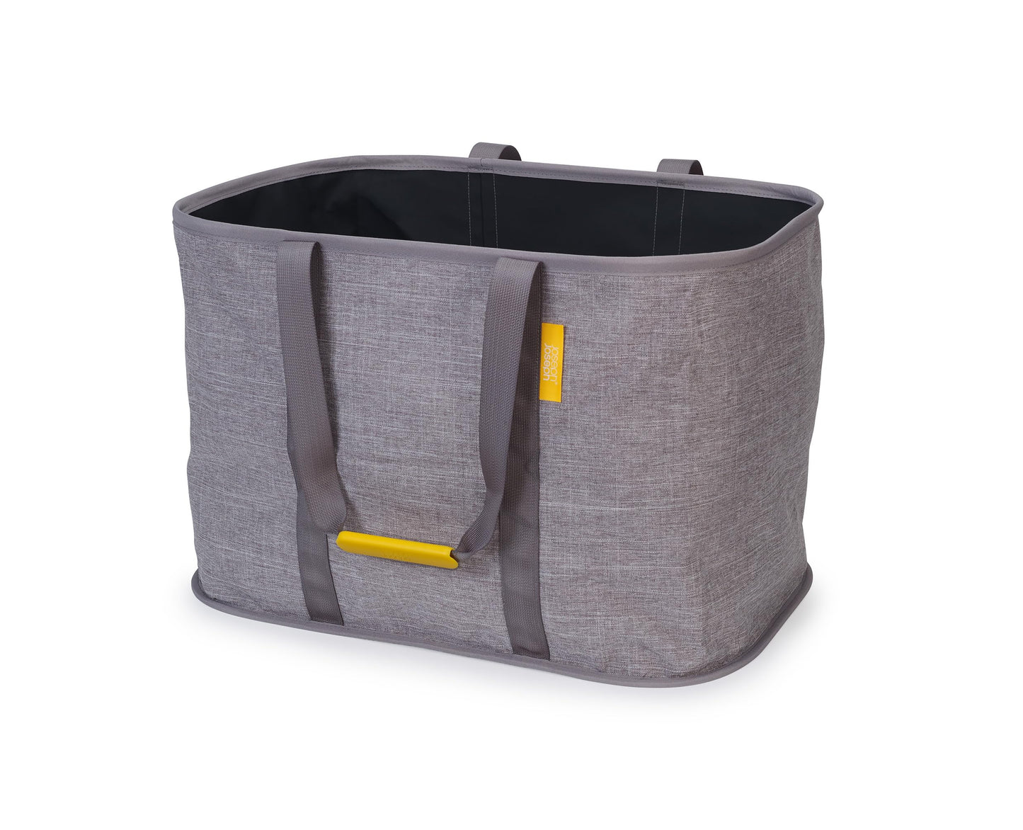 Joseph Joseph Hold-All Max Collapsible 55L/14.5 Gallon Washing Laundry Basket Bag, Durable Fabric, Moisture Resistant, Grey