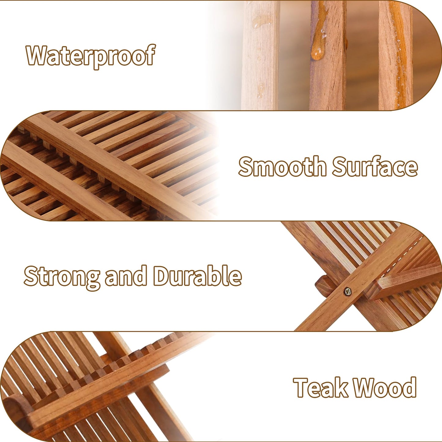 Utoplike Teak Dish Drainer Rack Collapsible 2 Tier Dish Rack Dish Drying Rack Foldable Plate Organizer Holder for Kitchen Compact Countertop