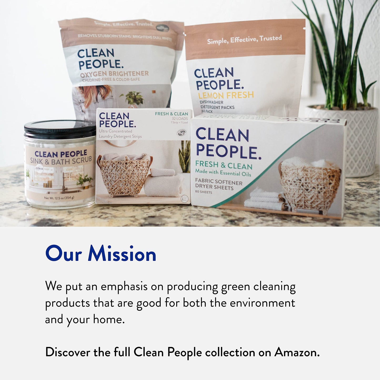 THE CLEAN PEOPLE Toilet Bowl Cleaner | Eco Friendly Toilet Bowl Cleaner Tablets for Removing Hard Water Stains, Rust, and Limescale Buildup (24 Count)
