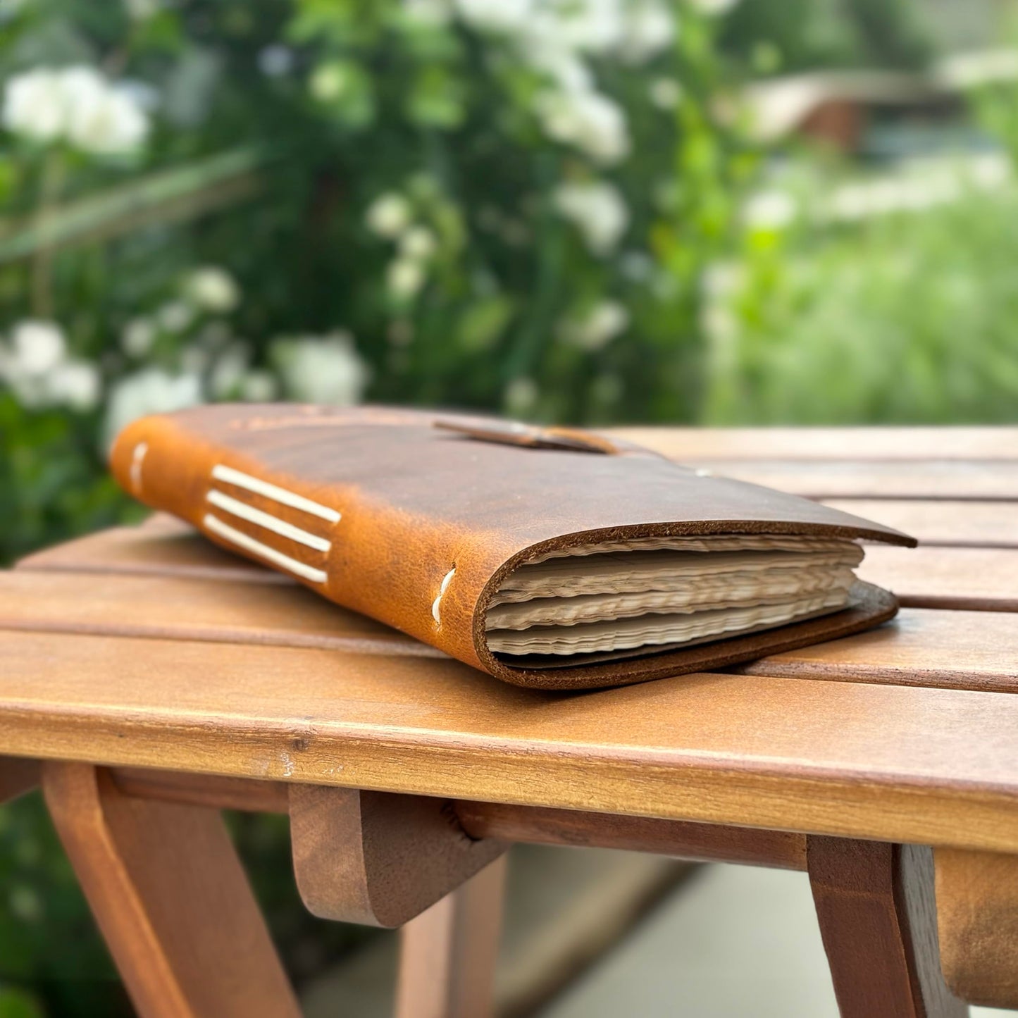 Tolredo Made in Canada Premium Hunting Journal Top-Grain Cowhide Leather Hunting Logbook Gift for Huntsman, 96 Bleed Proof Pages(8.3"X4") - Dark Brown