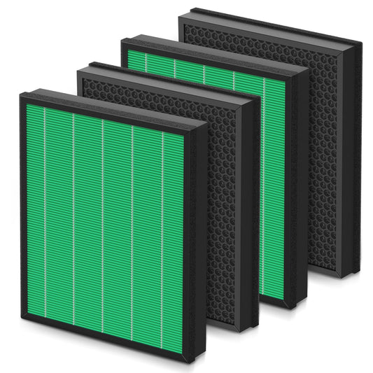 300/300S Replacement Filter for Coway AIRMEGA Max2 300/300S Combined with Activated Carbon 2-in-1 Filter, AP-1515-FP