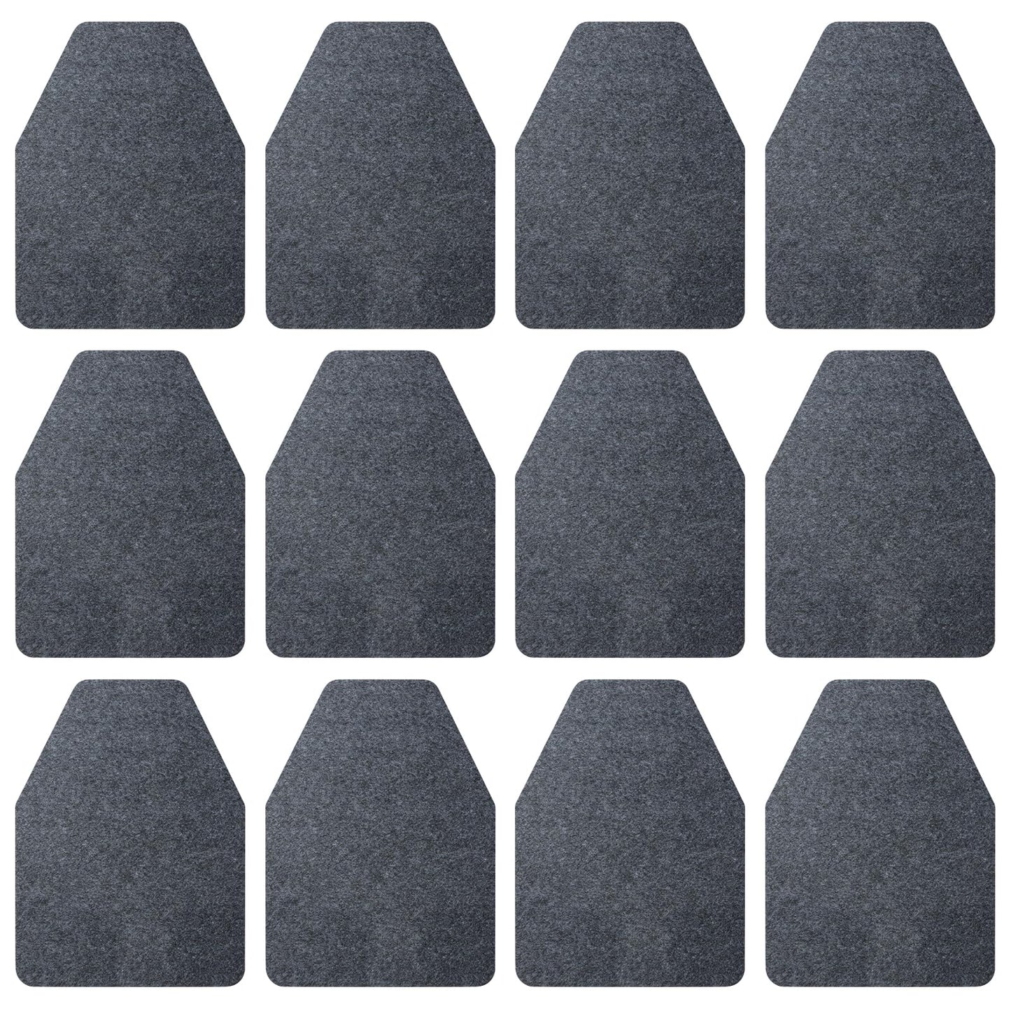 12PCS Urinal Mats, Urinal Mats for Men Bathroom, Non-Slip Urinal Mat, Water Absorption Deodorization Urinal Mat, Commerical Disposable Urinal Pads, for Men’S Restroom Urine Eliminating Odor（Black）