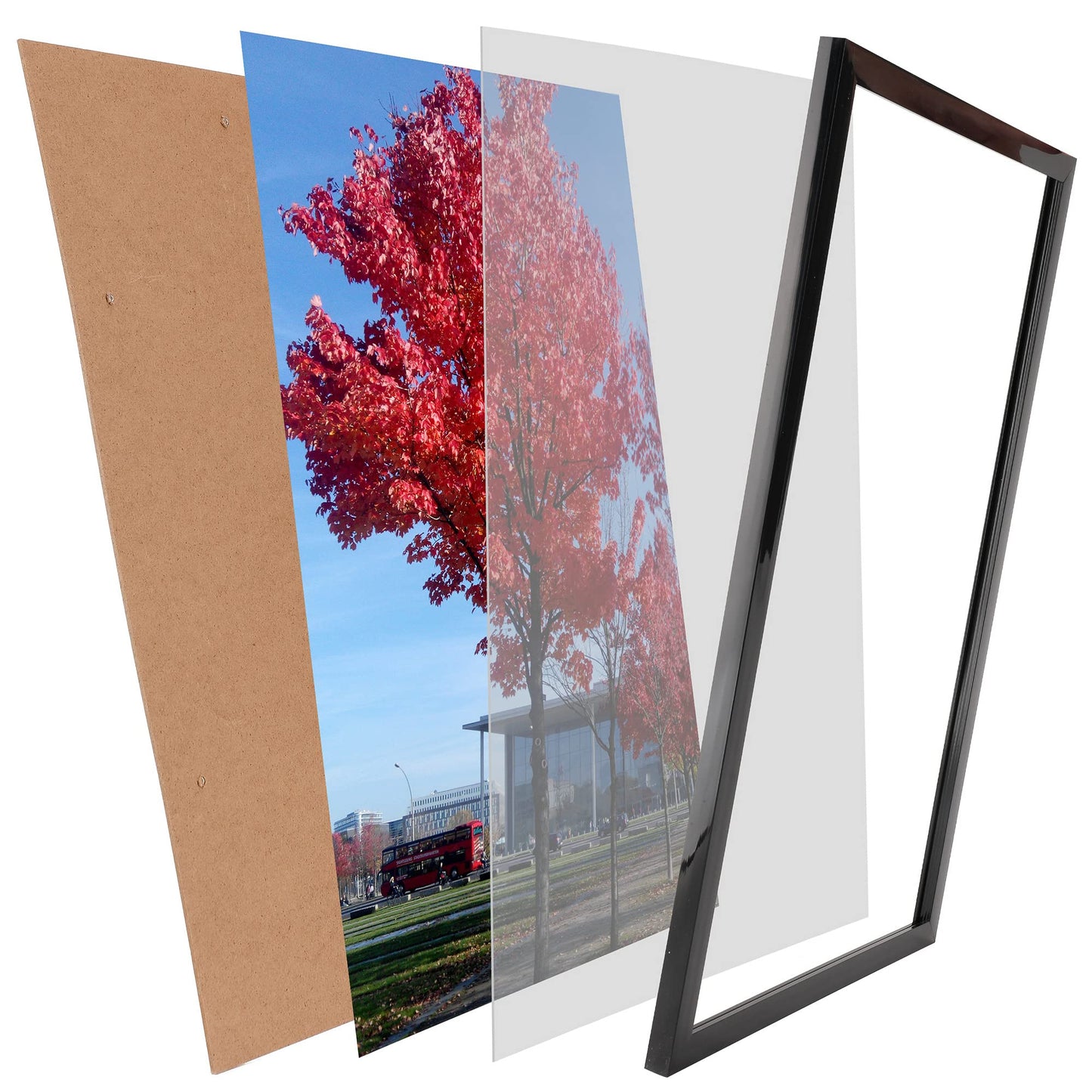 Medog Studio Gallery 20x30 Poster Frame Black,Display Pictures 20x30 Picture Frame Wall Schools Colleges Sign Frame, 1 Pack