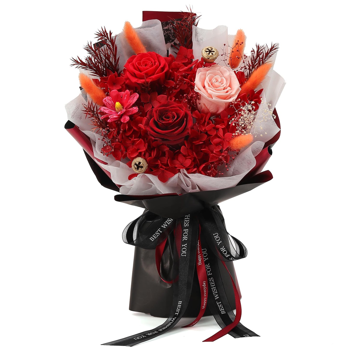BestFlower Mothers Day Flowers Bouquet Gifts for Mom,Roses Bouquet Gifts for Women Mom Wife from Daughter,Fresh Flowers for Delivery
