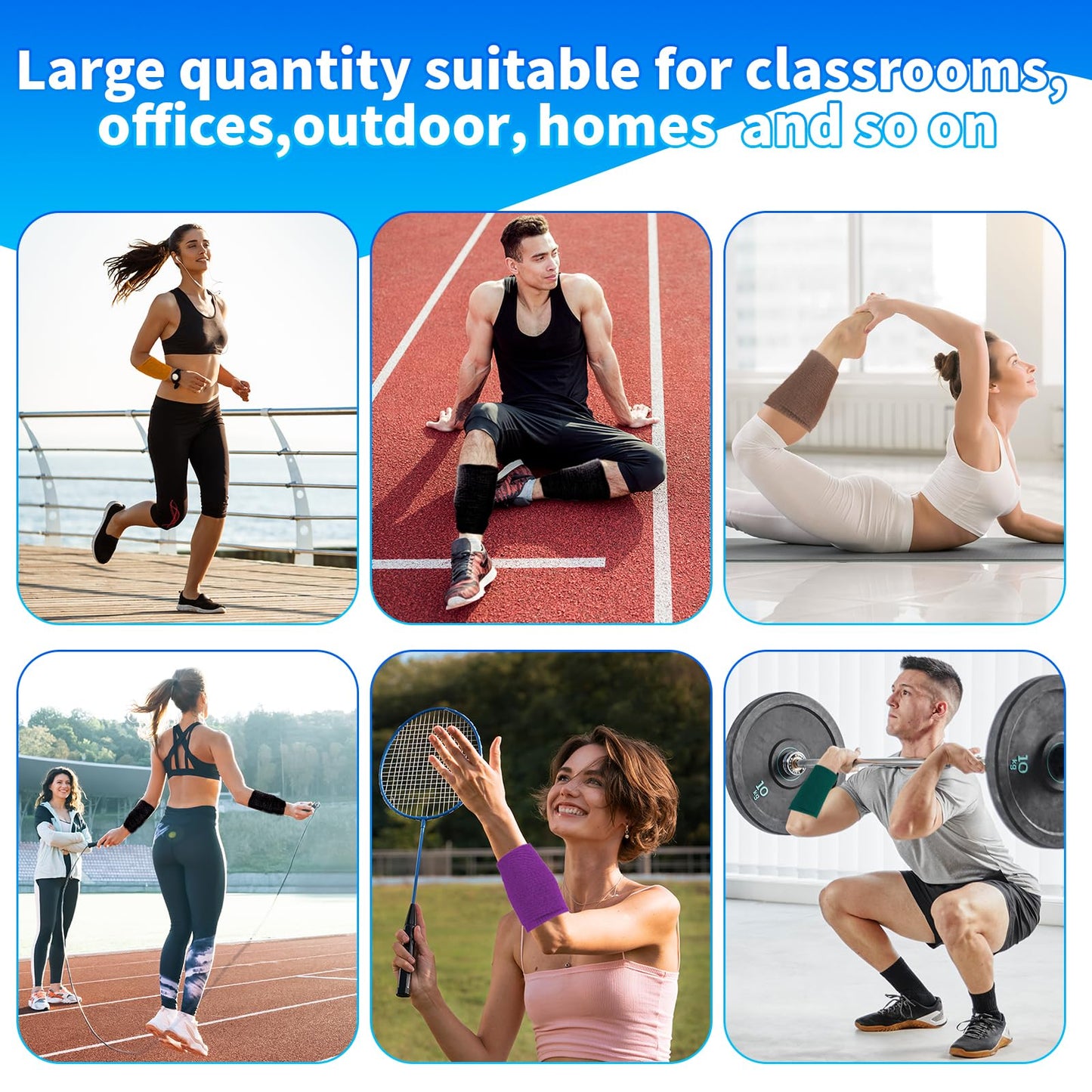 120 Pack Colorful Self Adhesive Bandage Wrap Bulk 2 Inch x 5 Yards Cohesive Bandage,Vet Wrap Breathable Elastic Self-Adherent Tape for Stretch Athletic Sports Wrist Ankle Dogs Pet Vet Wrap