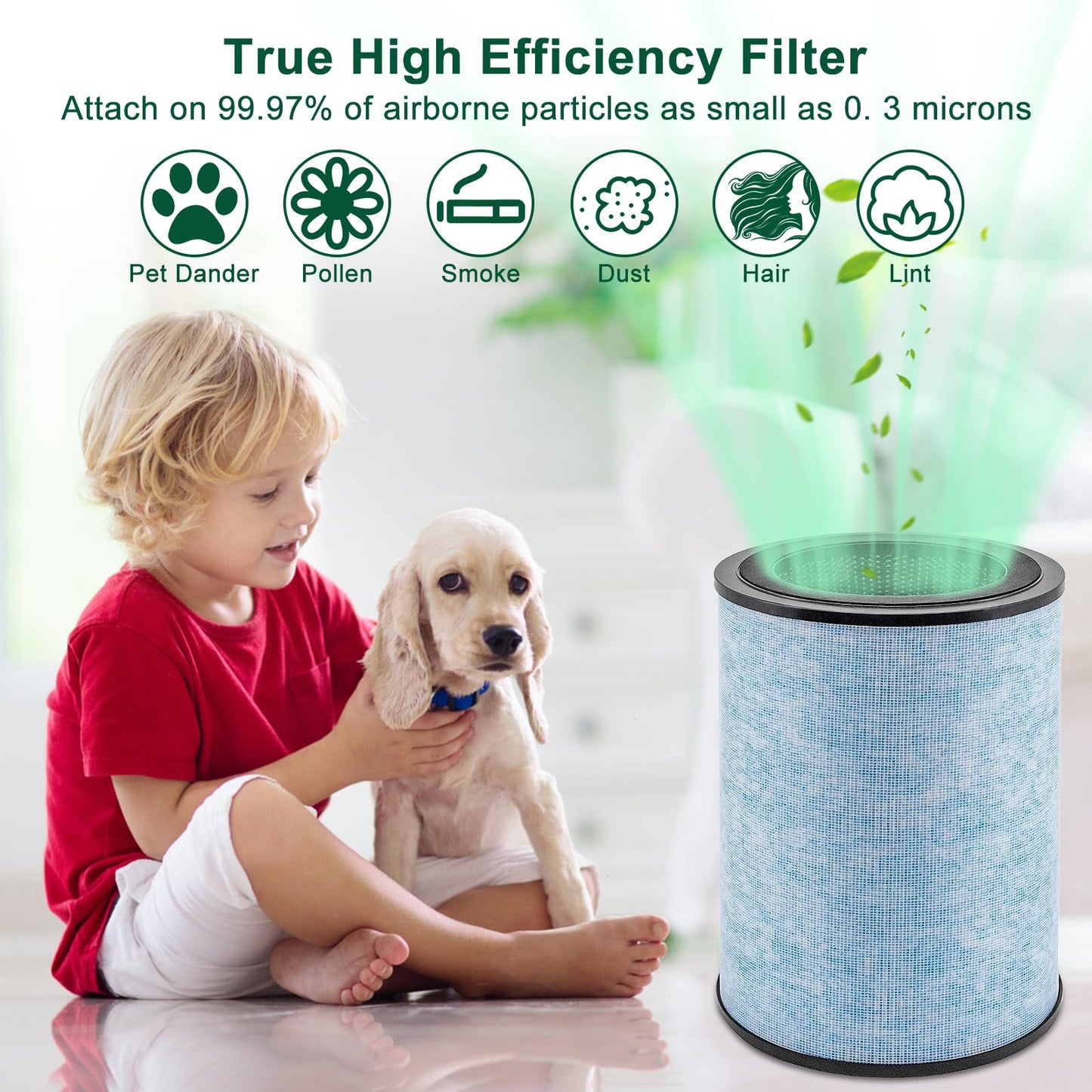 2 Pack for Instant AP300 Filter Replacement, True and Activated Carbon Filter, Compatible with Instant AP300, Compare to F300 Filter