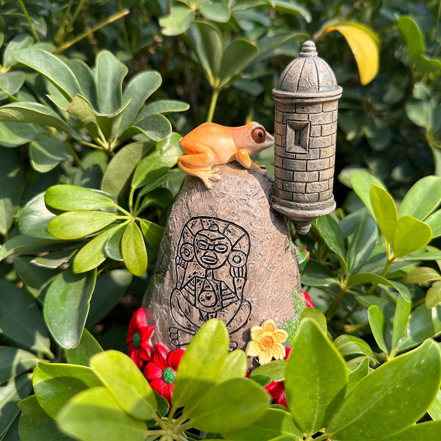 JULYSVE Limited Edition Puerto Rico Souvenirs, Puerto Rican Coqui with Sound, Boricua Themed Atabey Taino Goddess, Coqui Taino Sun Symbol, Old San Juan Garita Morro Taíno Art, Battery Not Included