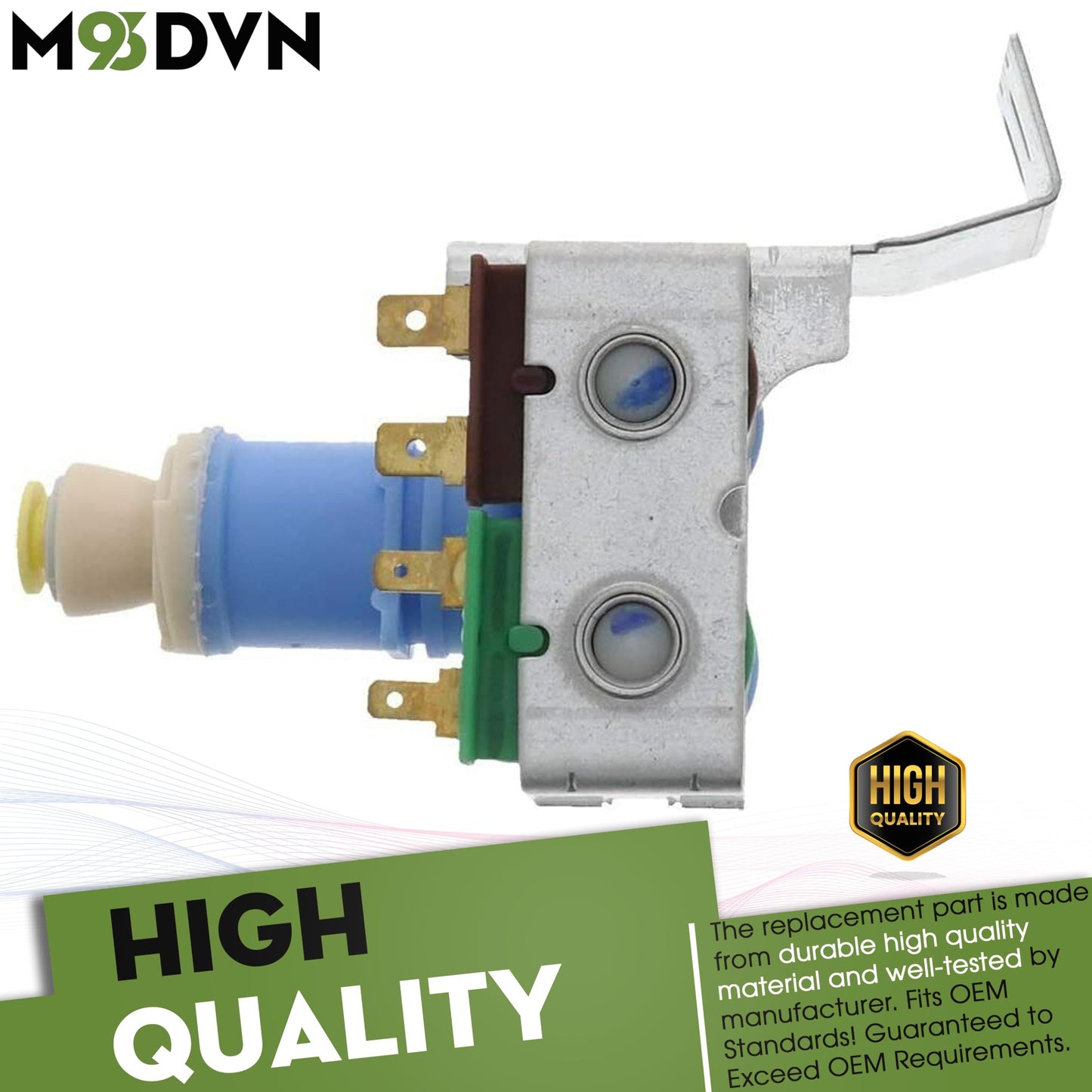 Water Inlet Valve Replacement For Whirlpool WRS325FDAB02 WRS325FDAB04 WRS325FDAT04 WRS325FDAM04 WRS325FDAT02 WRS325FDAB05 WRS325FDAW01 WRS325FDAB06 WRS325FDAM01 WRS325FDAM02 WRS325FDAD02 Refrigerator