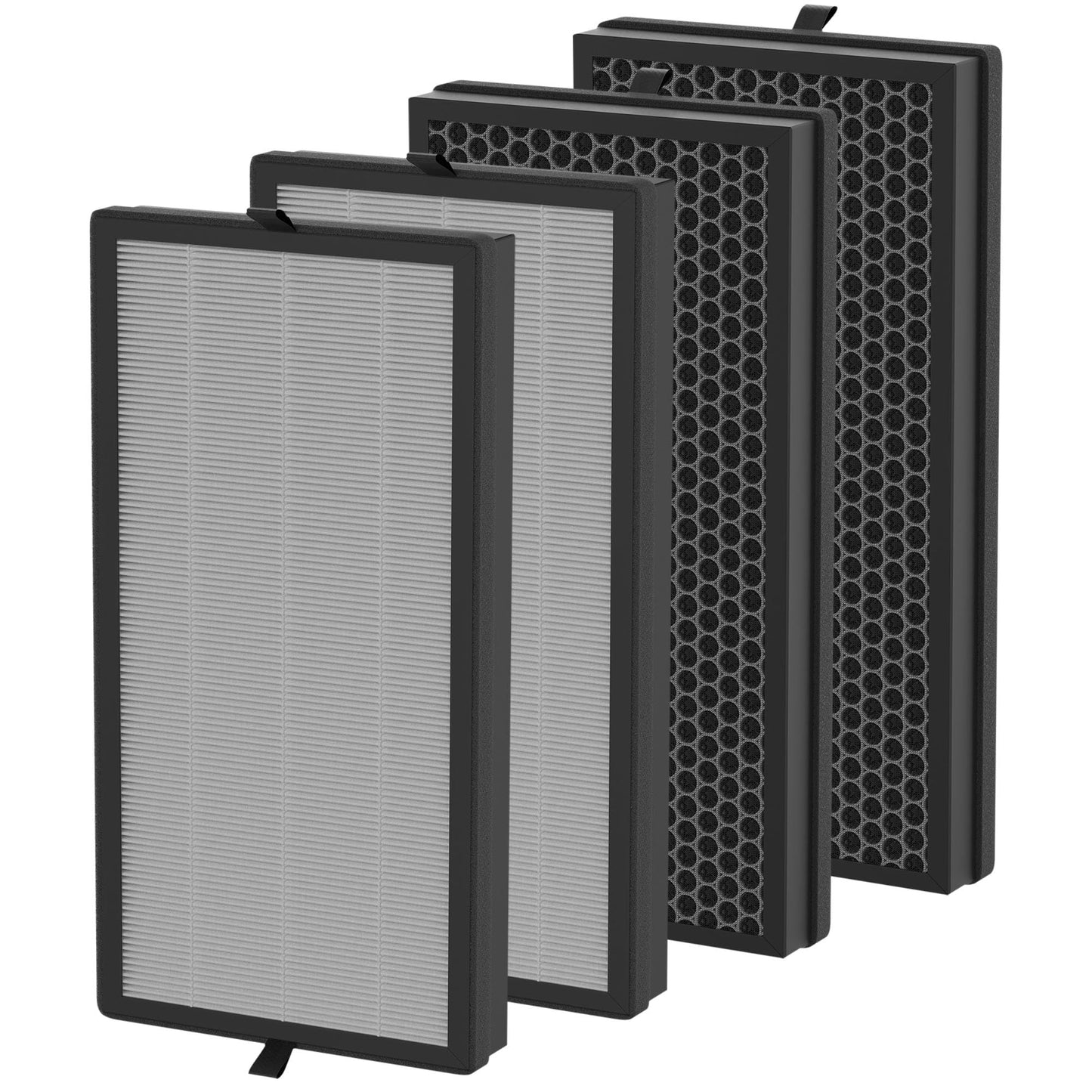 FCFMY 4 Pcs (2 Sets) KF310 True HEPA Filter Replacement Compatible with Kenmore 1500e Series Air Cleaner Purifier PM3020, Part # KF310