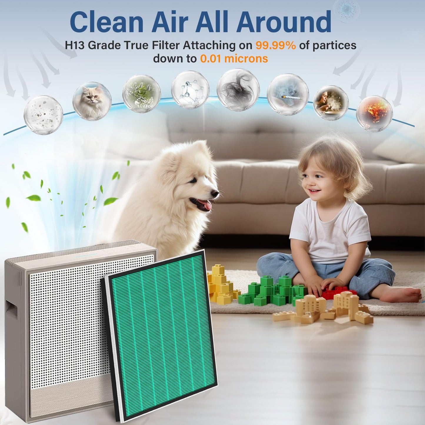 2 Set 250/250S Replacement Filter Compatible with Coway AIRMEGA Max2 250 250S, Max 2 Green Filter and Activated Carbon Filter Set, AP-1720-FP