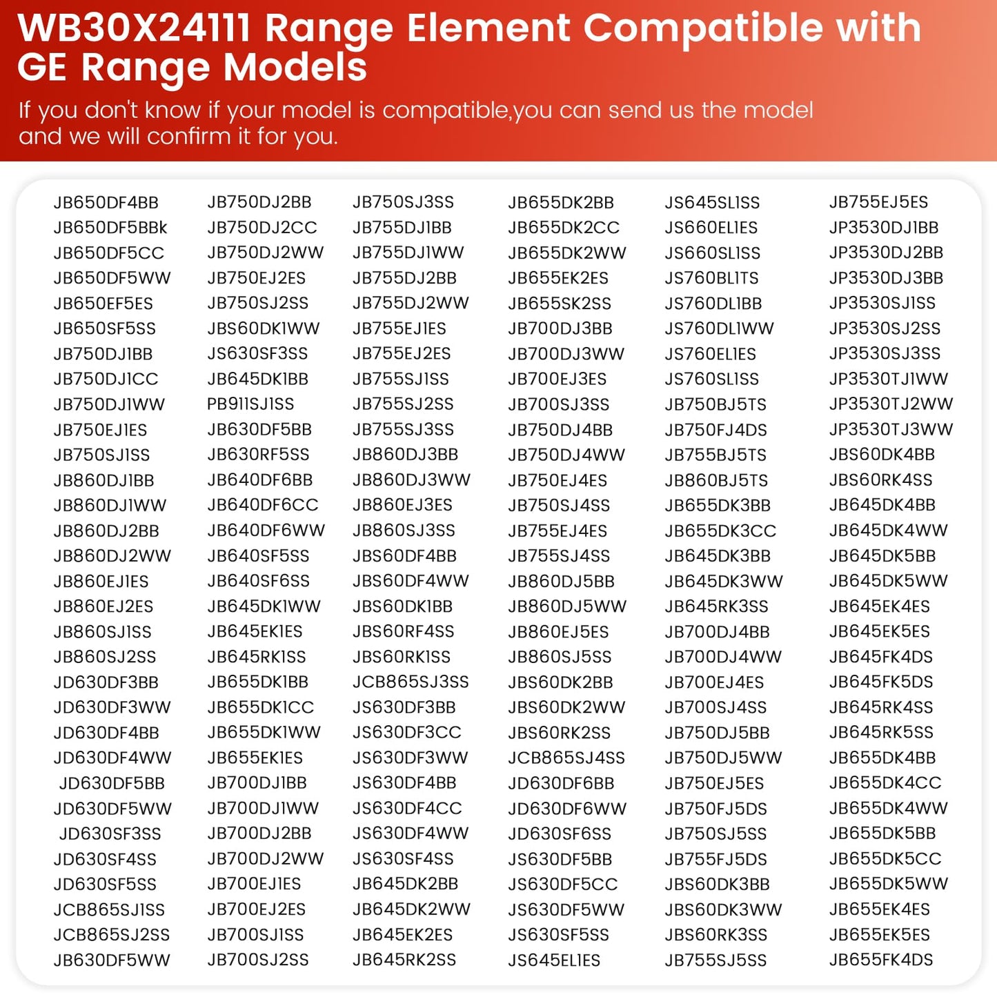 Puxyblue 𝟮𝟬𝟮𝟲 𝙐𝙥𝙜𝙧𝙖𝙙𝙚𝙙 WB30X24111 9-In Dual Range Radiant Surface Element Compatible with GE Range Radiant Element 9 Glass Cooktop Radiant Element(3100W 240V) 4465256 AP5989975 PS11729126