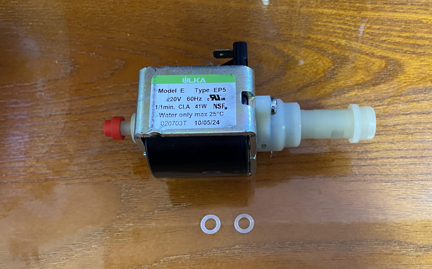 Joytata Maspresso Replacement ULKA Pump EP5 Solenoid Pump Compatible with Breville Delonghi Gaggia Rocket Rancilio Expobar Espresso Machine-120v 60Hz 41W 15 Bar
