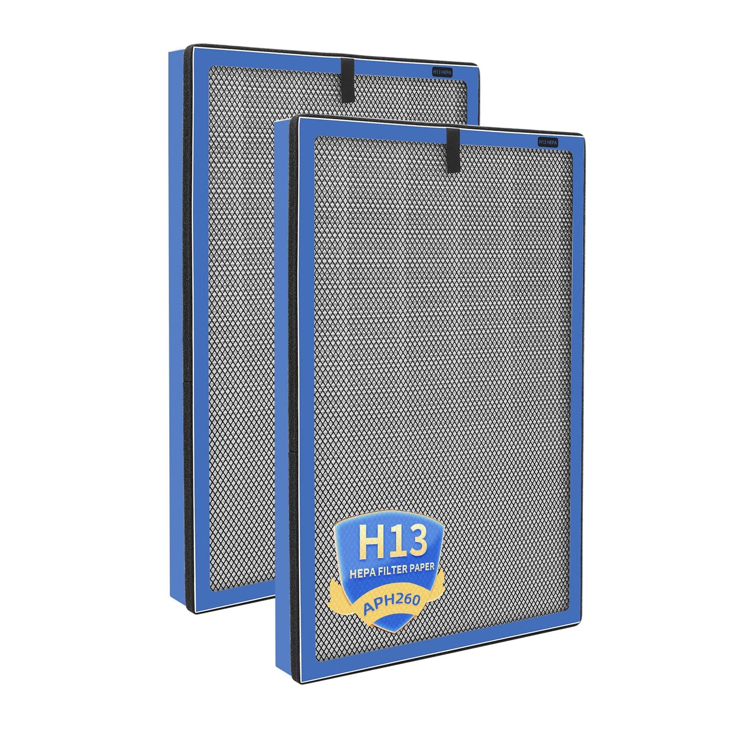 APH260 Replacement Filter Compatible with Pure Morning APH260 APH320 Air Purifiers,3-In-1 HEPA Activated Carbon(2-Pack)