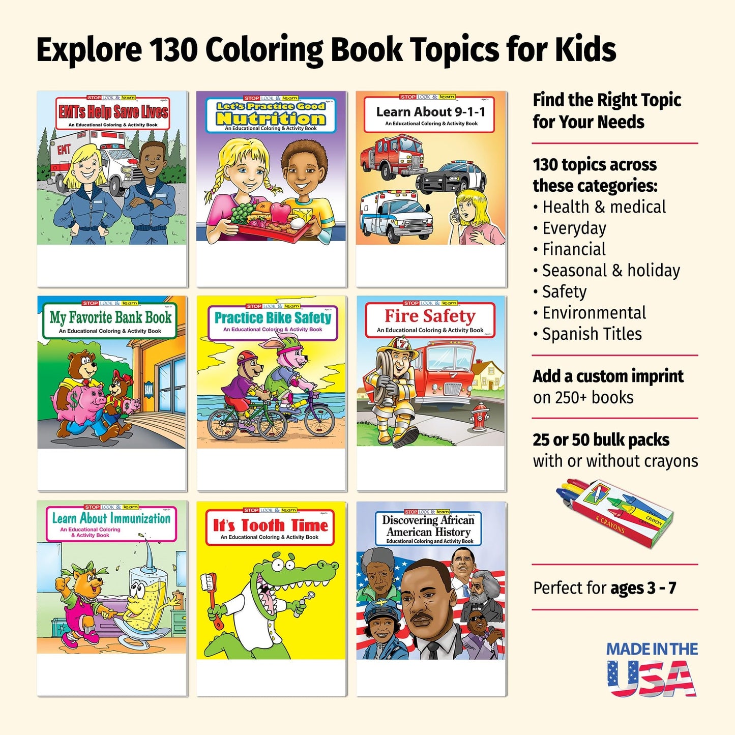 ZOCO – It's Tooth Time Coloring & Activity Books (25 Bulk Pack, Without Crayons) – Dental Hygiene Education Toys for Kids