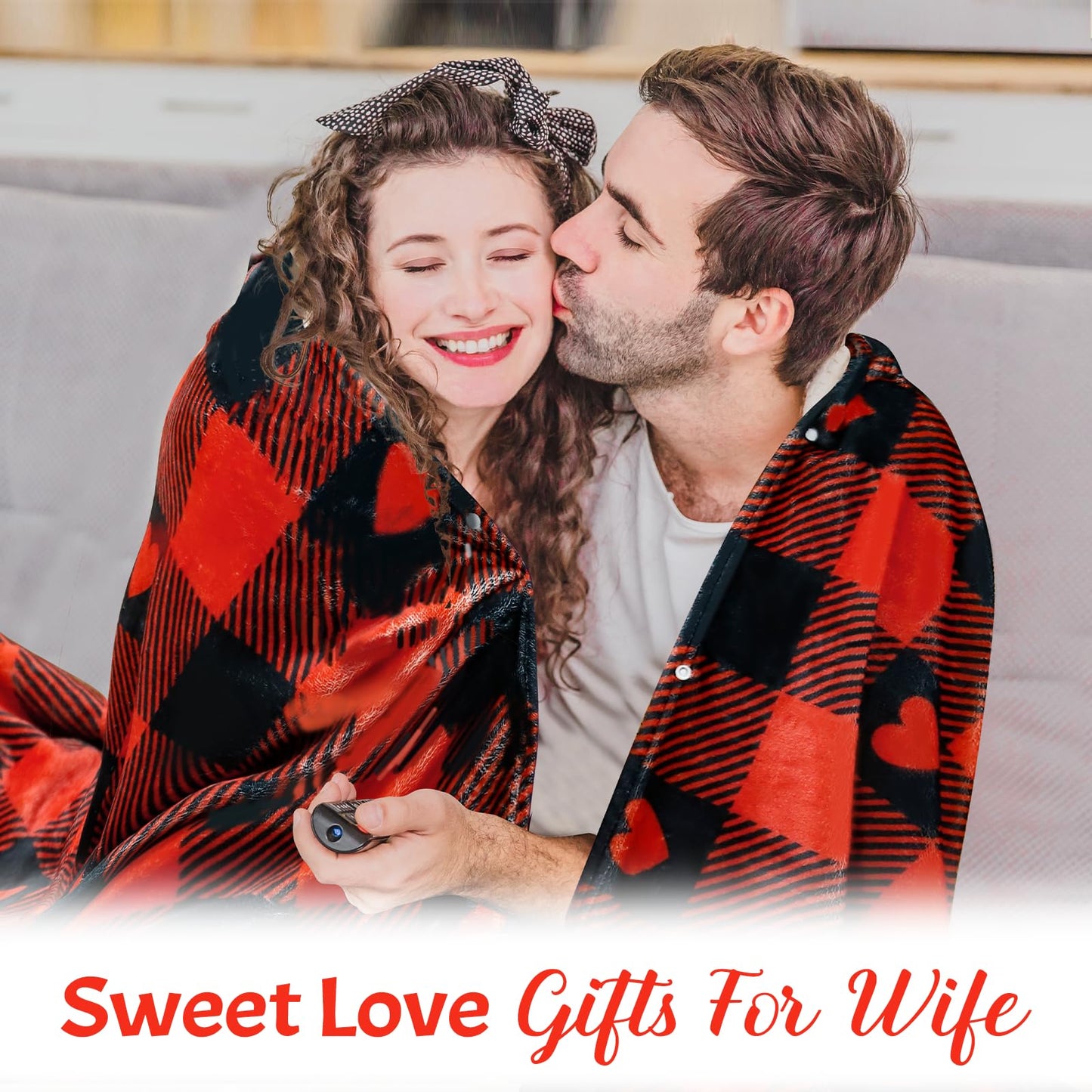 Gift for Wife, Wife Wearable Blanket Gifts from Husband, Gift for Women for Anniversary Christmas Valentines Mothers Day (Wifey Gifts)