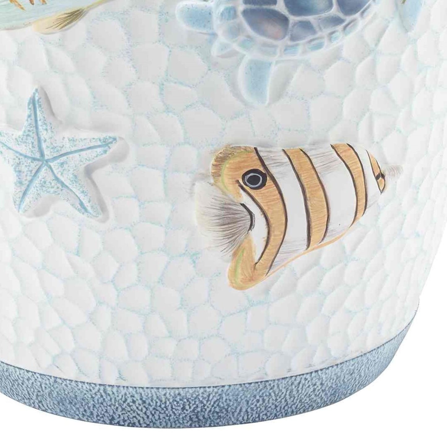 Avanti Linens - Wastebasket, Decorative Trash Can, Holiday Home Decor (Ocean Friends Collection)