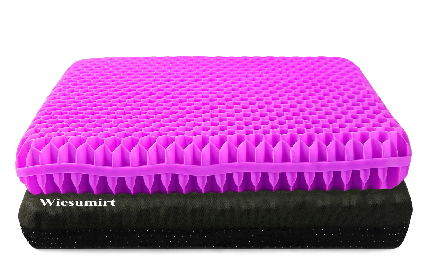 Plus Size Gel Seat Cushion for Long Sitting, Extra Large and Thick, Seat Cushion for Back, Hip, Sciatica, Tailbone Pain Relief, Used for Office, Wheelchair, Car, Recliner, Stadium, Kayka.(Rose red)