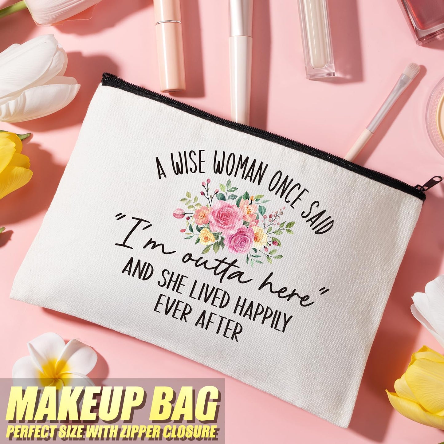 Happy Retirement Gift for Woman 2026, Funny Retirement Gifts for Women Coworkers, Cool Retired Gifts for Retirees Women Teacher Nurse Boss Friend Mom Grandma, Farewell Leaving Gift w/ Canvas Tote Bag