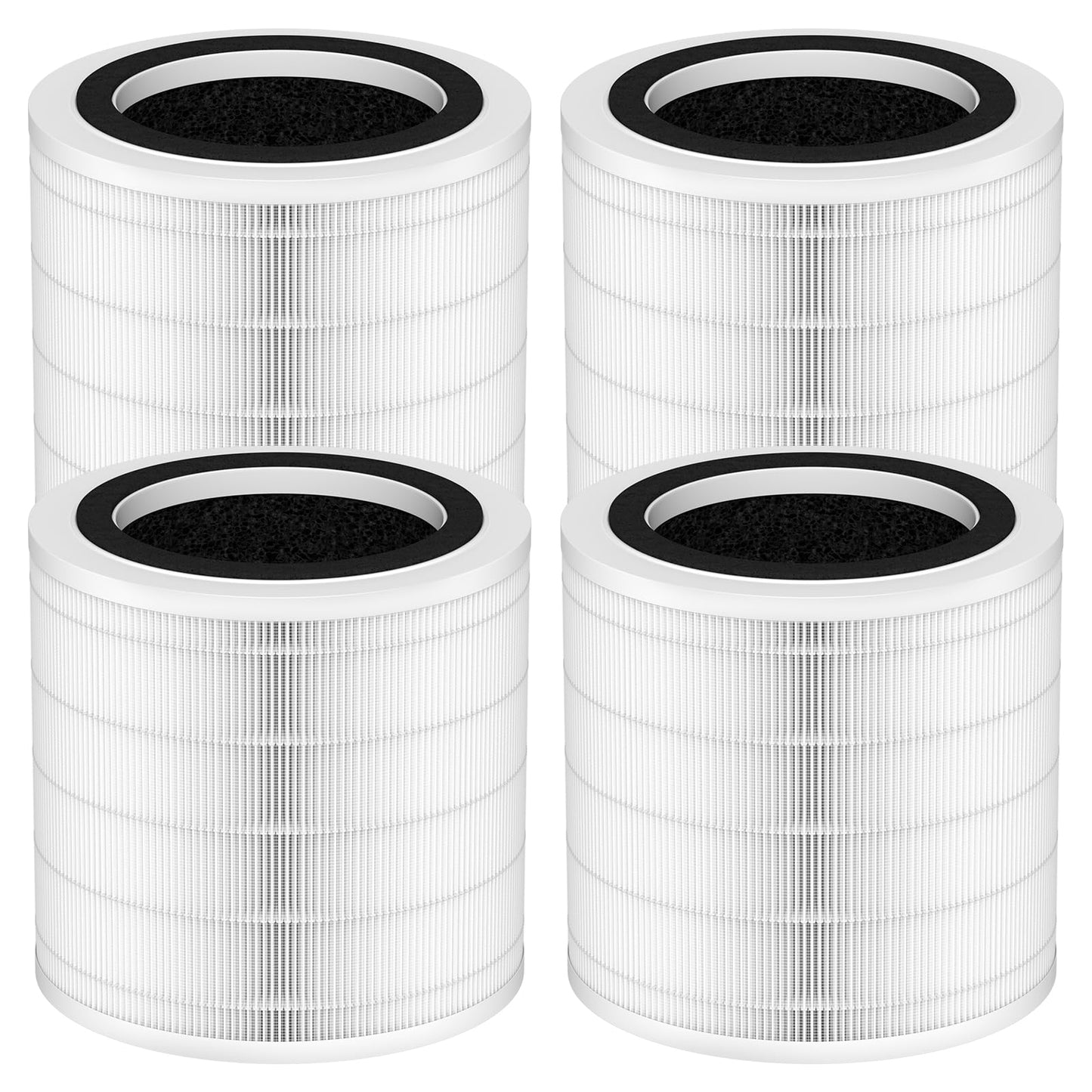 4 Pack H7126 Replacement Filter Compatible with GoveeLife Mini Air Purifier, 3-in-1 H13 True HEPA Filters H7126 for Govee Air Purif-ier, Replace Part# H7126-RF