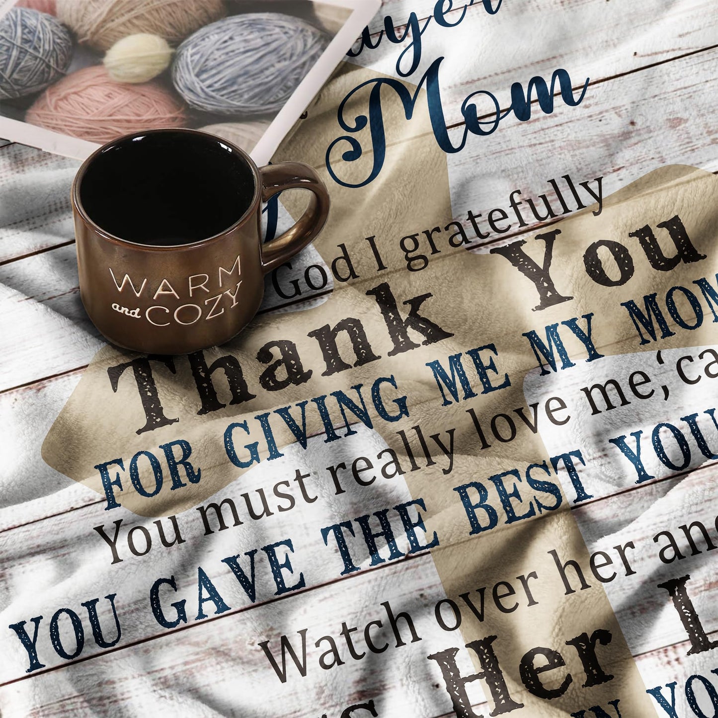 AIYUBOFUN Mom Blanket 60 x 50 inch - Mom Gifts from Daughter, Son - Mother Birthday Gifts - Moms Birthday Gift Ideas - Birthday Presents for Moms