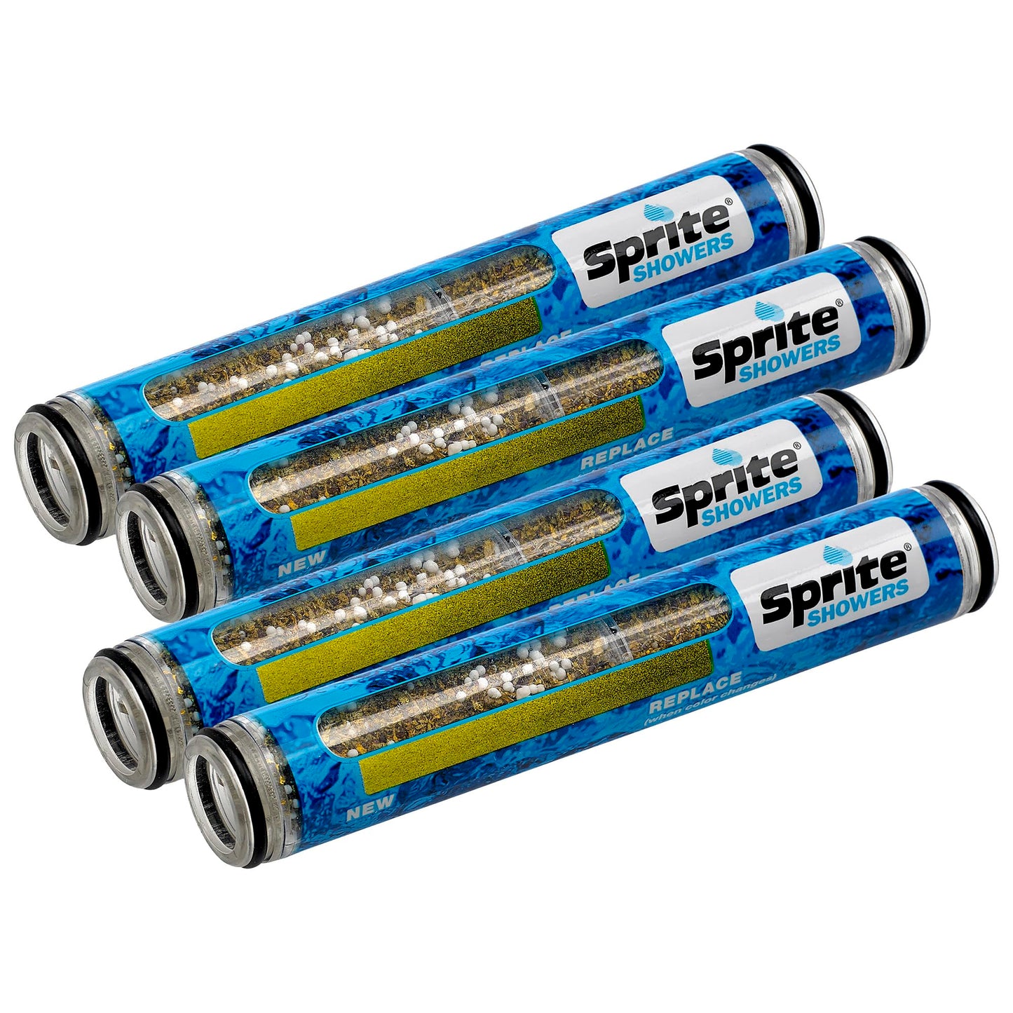 Sprite Showers HHC-4 Hand Held Chlorgon Shower Filter Replacement Cartridge 4-Pack