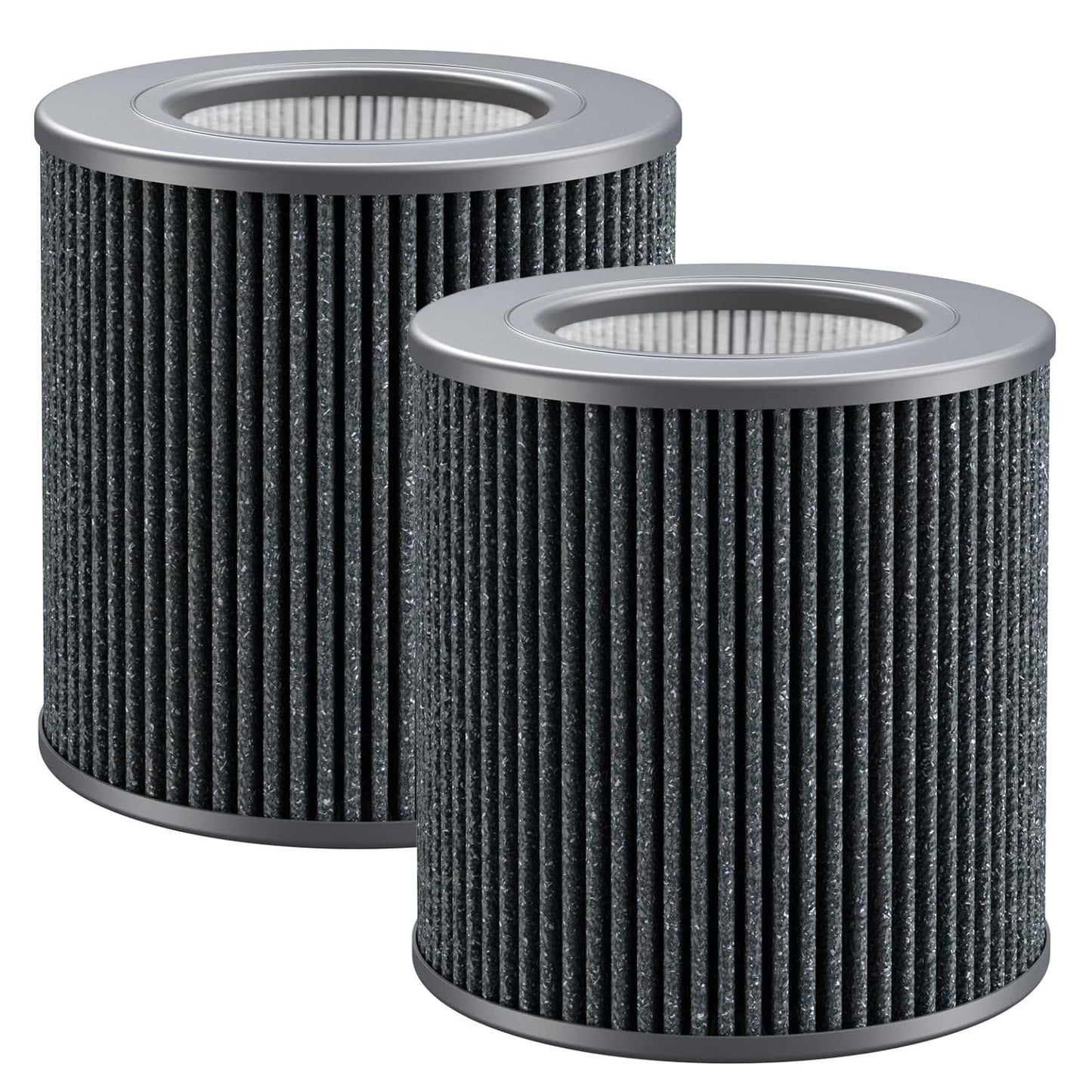 2 Pack Air Mini Replacement Filters Compatible with Molekule Tri-Power Air Mini and Air Mini+ Air Purifiers, 3-in-1 Activated Carbon Filter