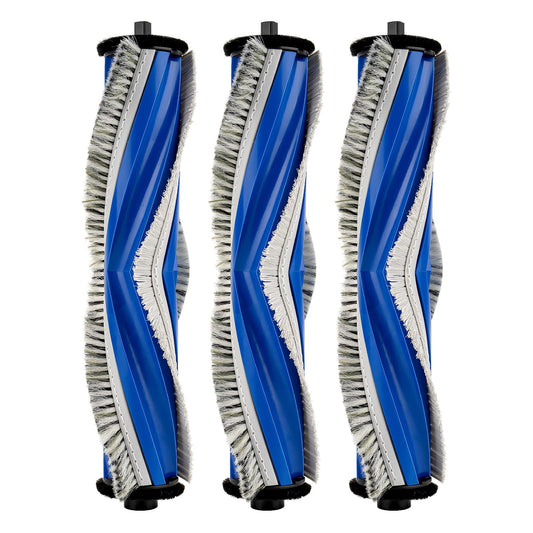(3 Pack) Roller Brushes Compatible with ECOVACS DEEBOT T30 Pro Omni/ T30 Omni/ T30S/ T30S Combo/ N20 plus/ N20 Pro PlusYeedi M12 Pro+ Robot Vacuum, Main Brush Replacement Multi-Surface Brushes