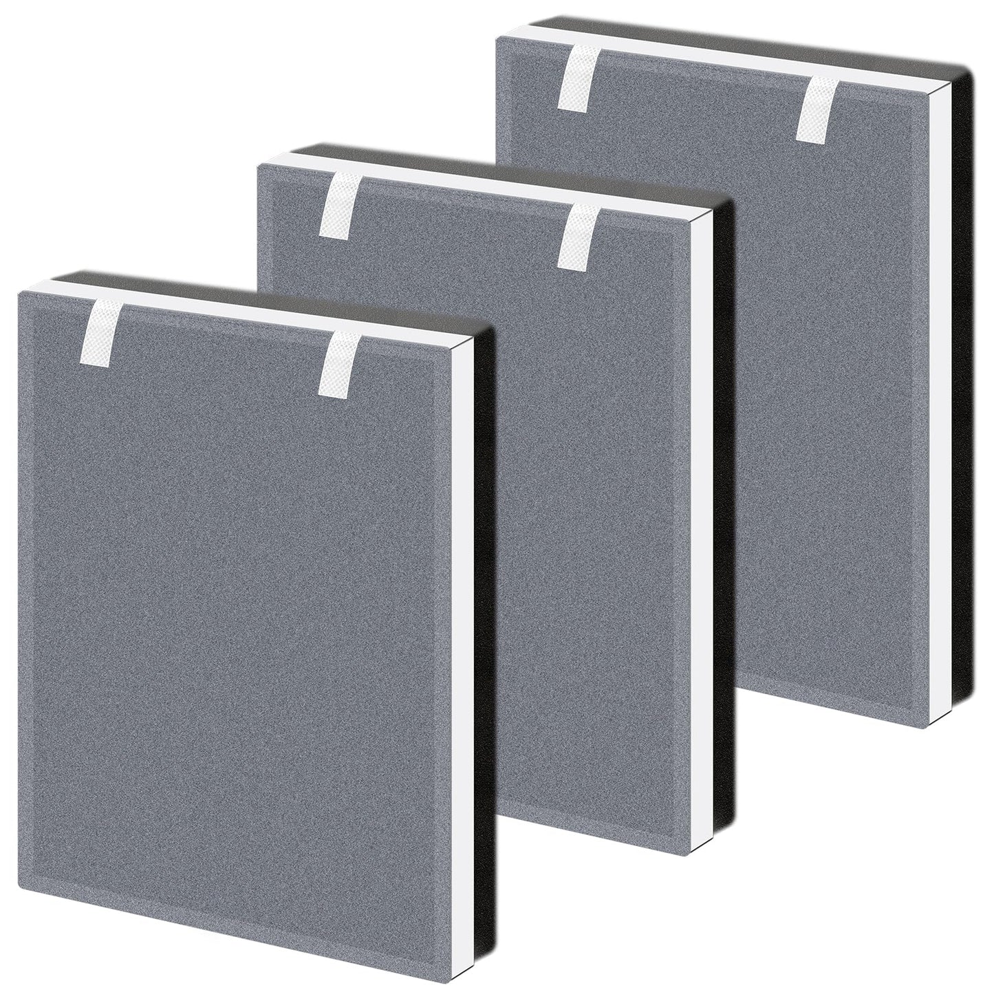 Funmit Vital 100 Replacement Filter for LEVOIT Vital 100 Air Purifier, 3-in-1 and High-Efficiency Activated Carbon Filters Set, Compared to Part # Vital 100-RF, 3 Pack, White
