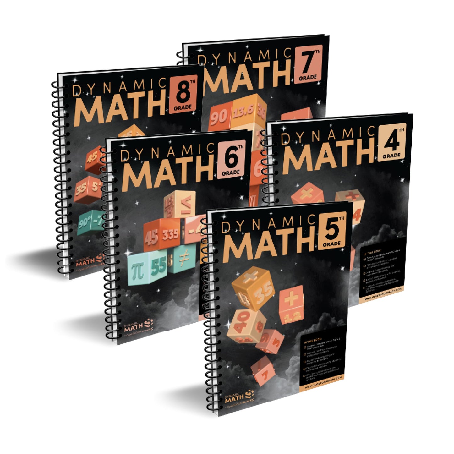 The Dynamic Math Workbook & Study Guide Covers the Complete 6th Grade Math Curriculum, US State Standards Edition! Written by teachers, and featuring 100’s of examples and practice questions!