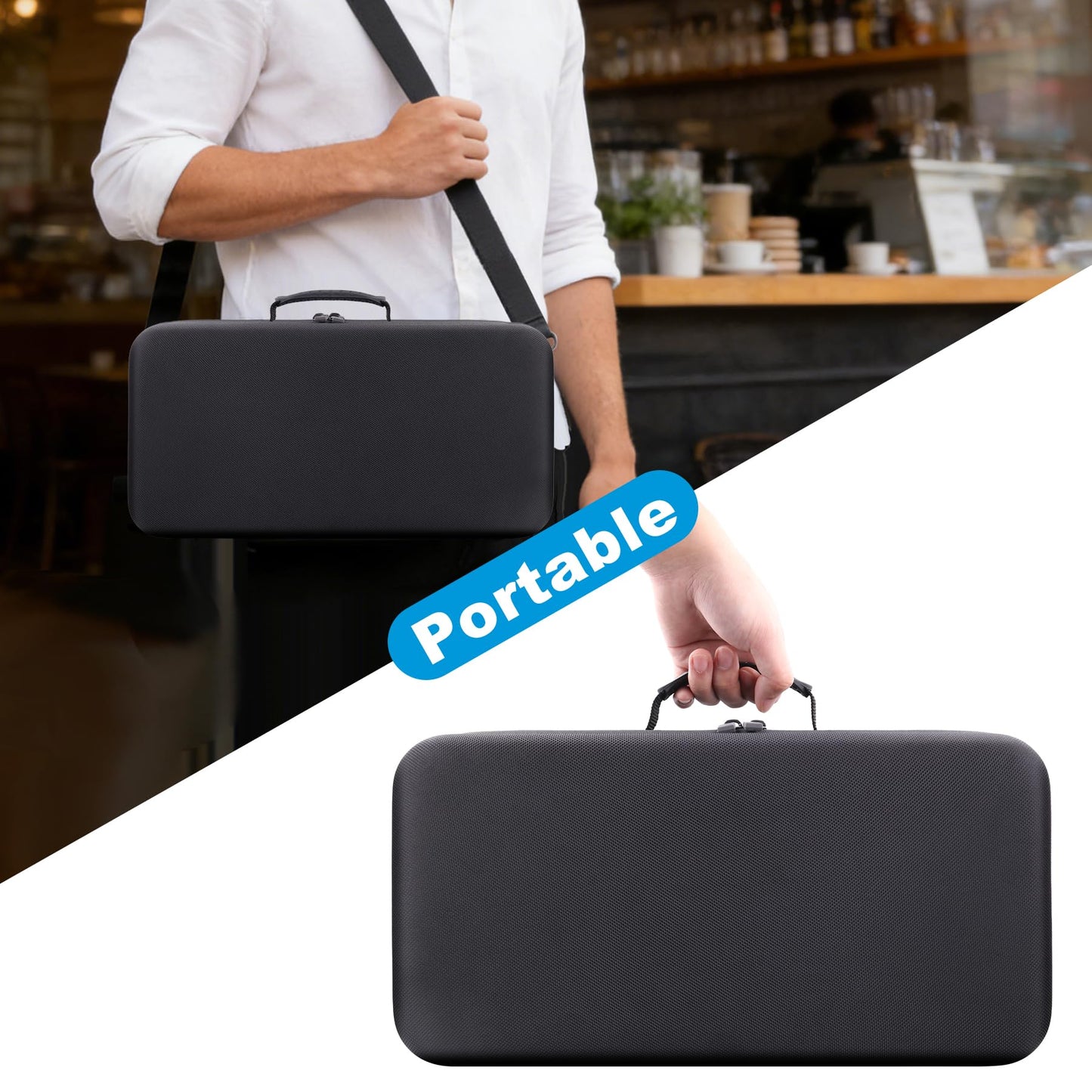 co2CREA Hard Travel Case Replacement for HP OfficeJet 250 All-in-One Portable Printer Wireless Mobile Printing CZ992A