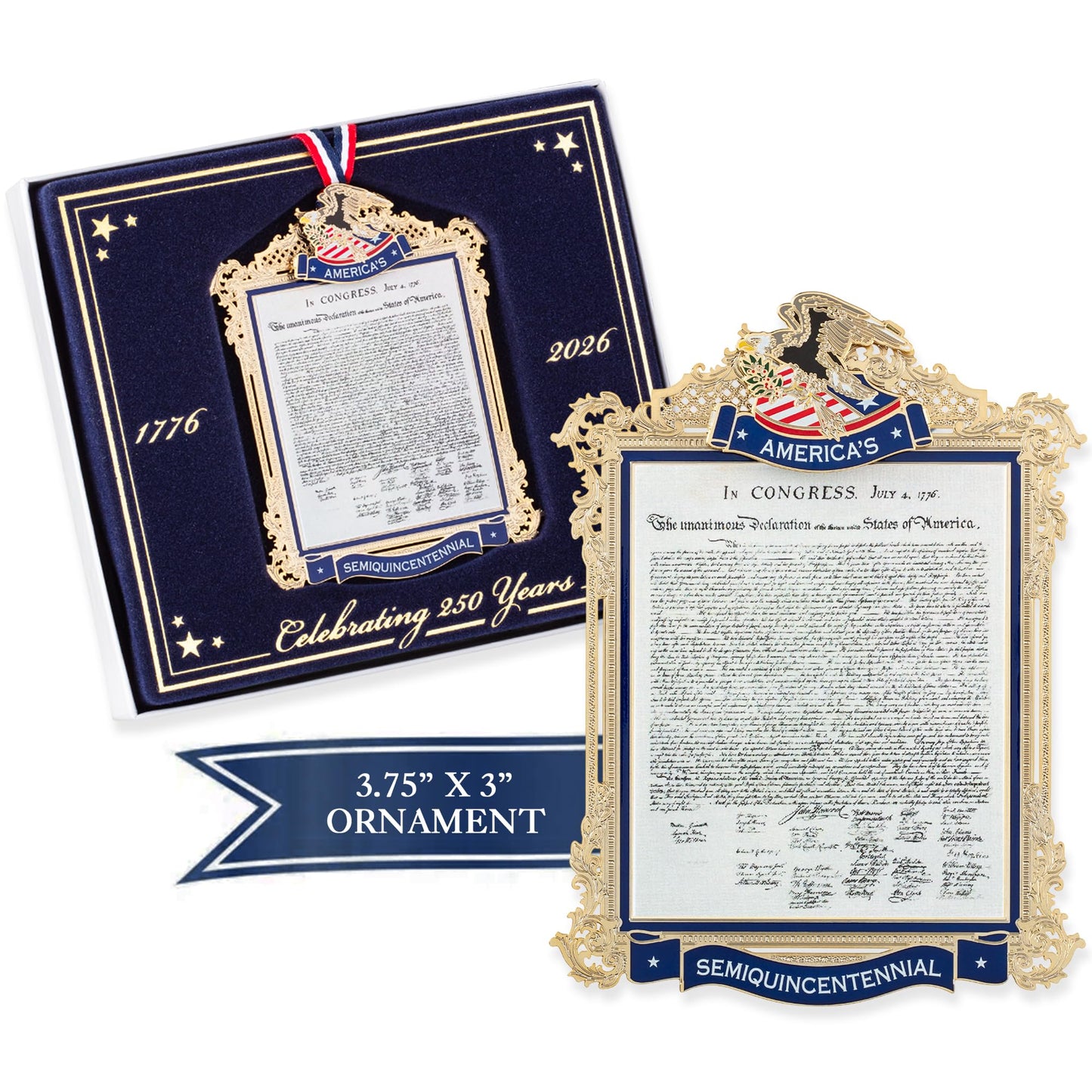 Official Commemorative Ornament of America’s 250th Anniversary | 2026 White House Christmas Collection