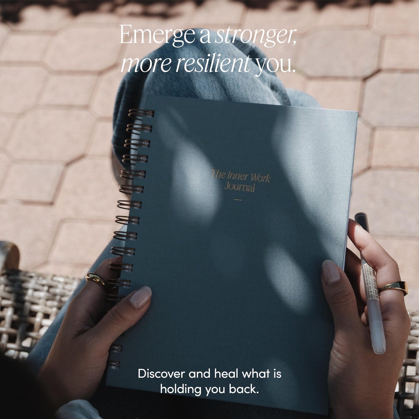 The Inner Work Journal: Mental Health Journal to Relieve Anxiety & Depression for Men & Women With Prompts - Guided CBT Journal for Inner Child Healing, Mindfulness, Reflection, and Stress Relief (Sand)