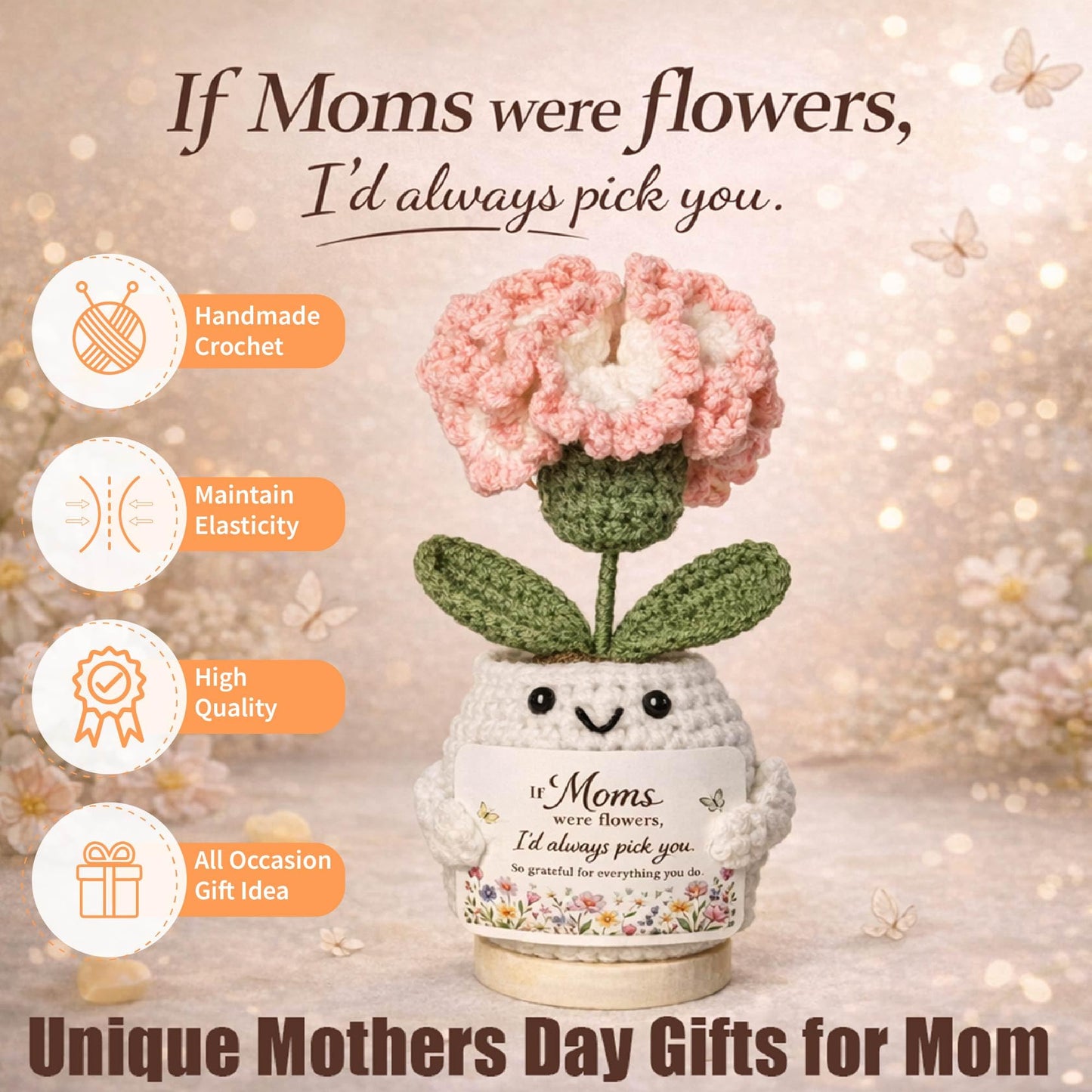 MHSMHL Mothers Day Gifts for Mom, Mothers Day Gift Basket, Best Mom Ever Gift, Moms Birthday Gifts from Daughter Son husband, Mama Gifts, Birthday Gifts Set Box for Mom Wife