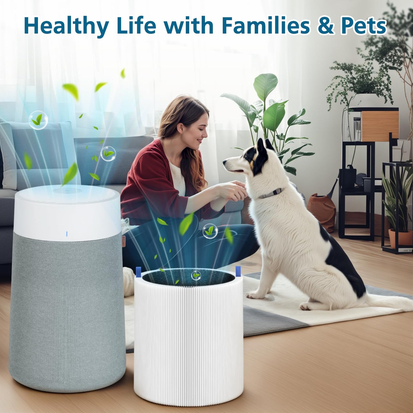 2 Pack 311i Max Replacement Filter, Compatible with Blue Pure 311i Max Air Purifier,Ture HEPA Filter Compare to Blue Pure F3-MAX