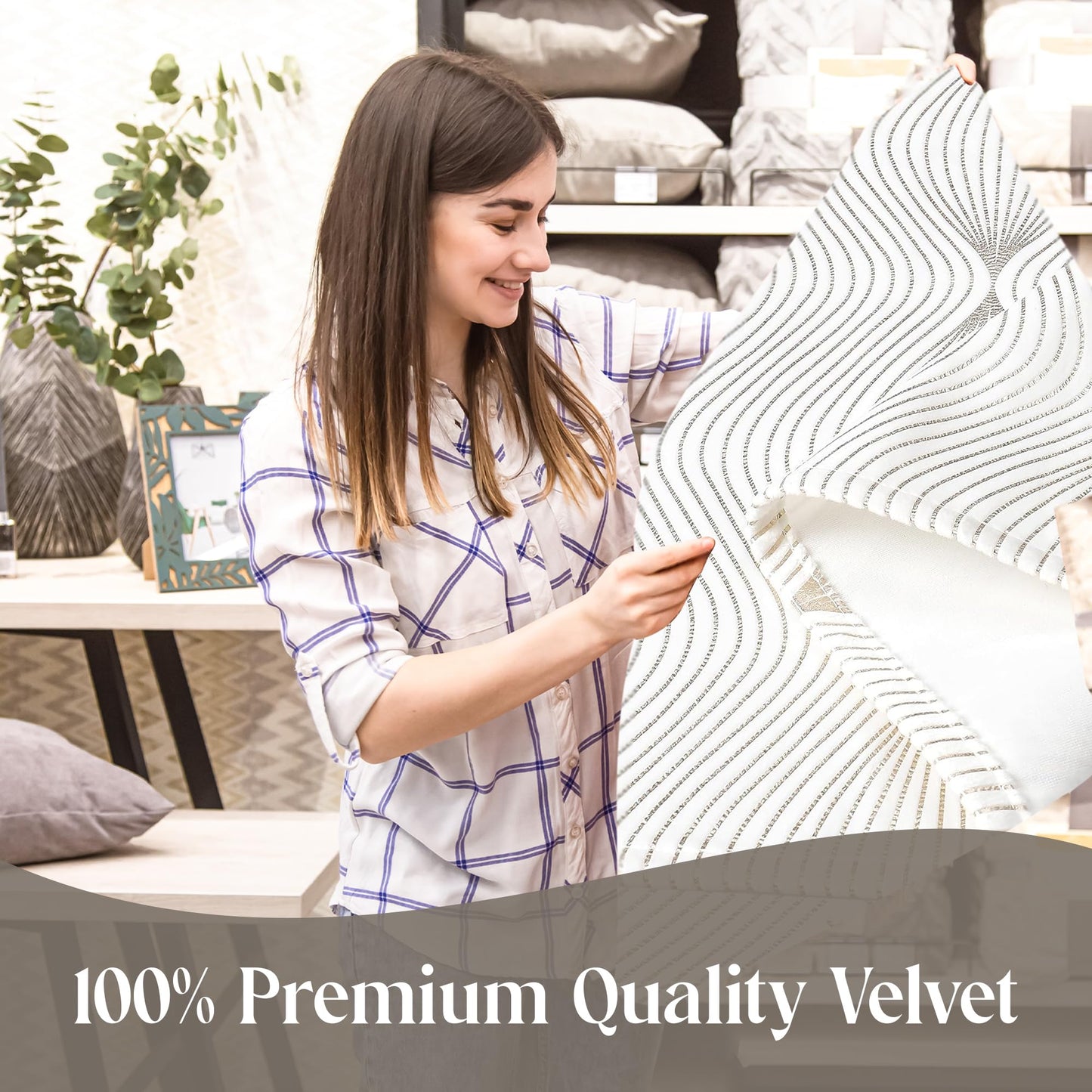Majestic Giftware Velvet Tablecloths for Rectangle Tables | (70/144) - TC1408 Gold Infinity Print Hem Stitch Dining Table Cover | Decorative Washable Rectangle Tablecloth for Kitchen, Dinning, Party