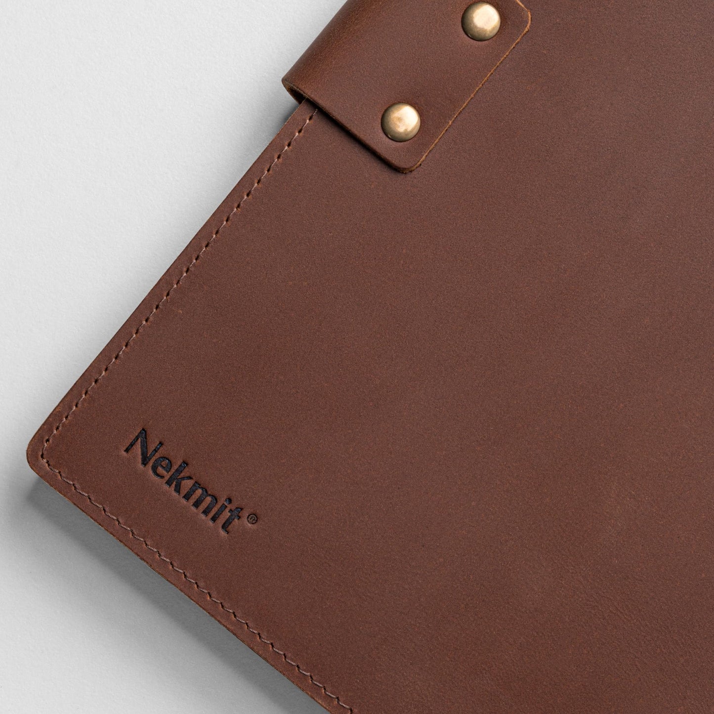 Nekmit Leather Planner 2026, A5 Refillable Runs From January 2026 to June 2027 Ring Binder 5"x8" Planner Monthly Weekly, Crazy Horse Leather Cover with Storage Pockets, Back to School Supplies