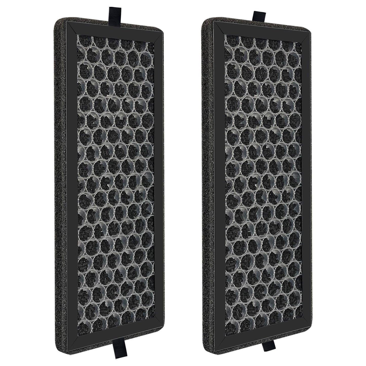 Can-Meageren AP-2202-UL Replacement H13 True HEPA Filter Compatible With Sejoy AP-2202 Air Purifier, Activated Carbon Filters（2 HEPA Filters + 2 Active Carbon）