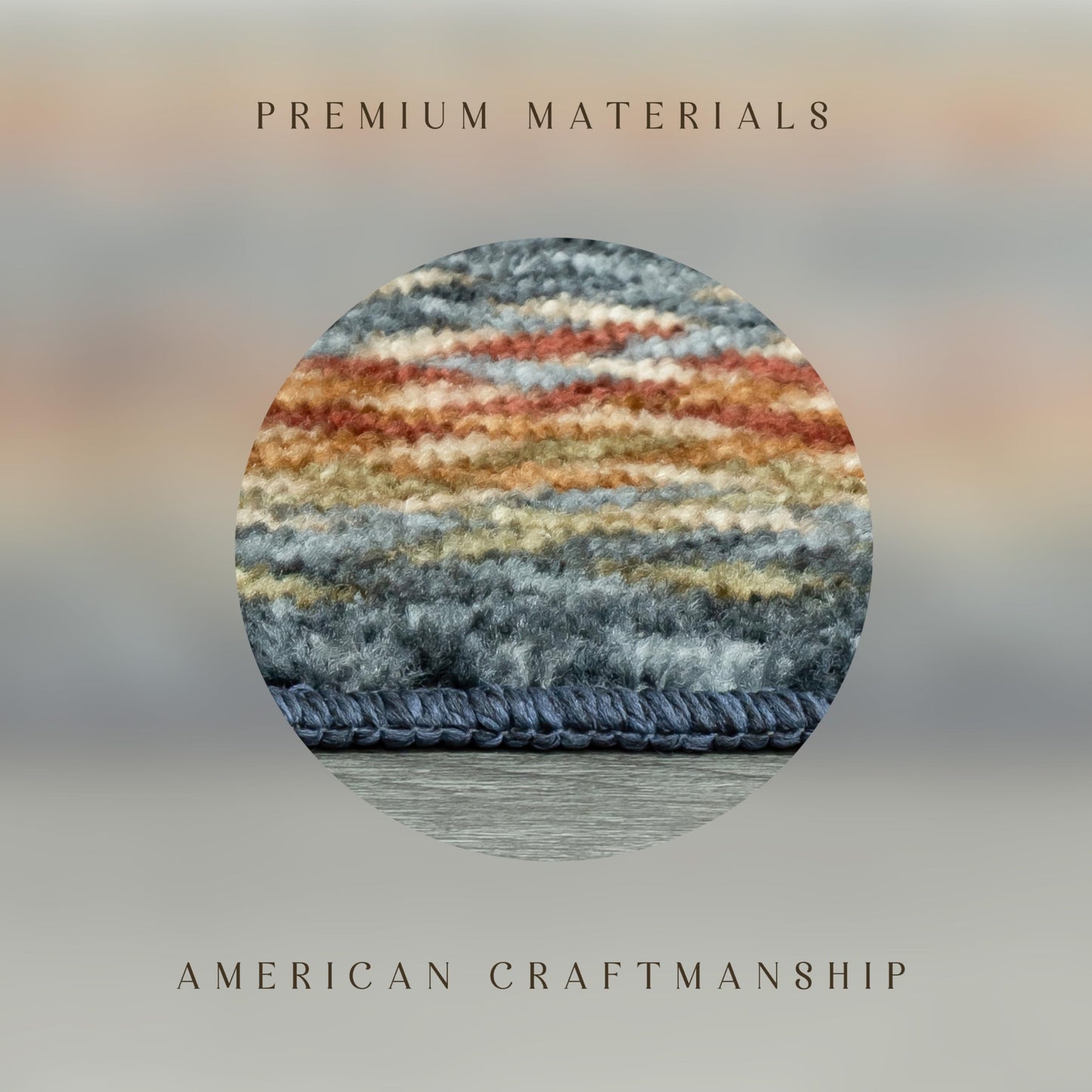 Maples Rugs Marion Bohemian Braid Design Print Runner Rug – Made in USA – Washable,Non Slip Indoor Carpet for Hallway,Kitchen, and Laundry Room, 2' x 6',Multi-Color