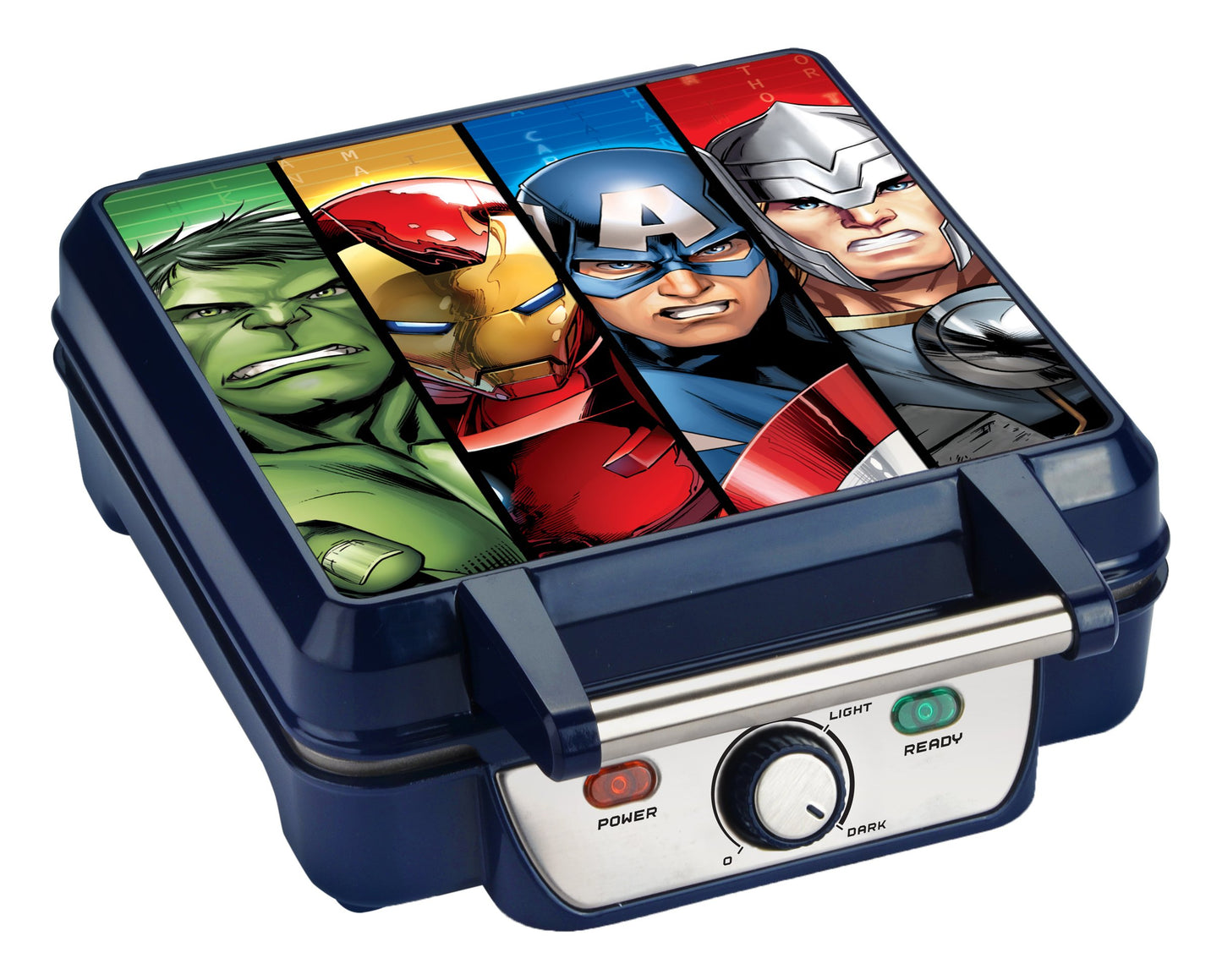 Marvel MVA-281 Avengers Waffle Maker, Blue