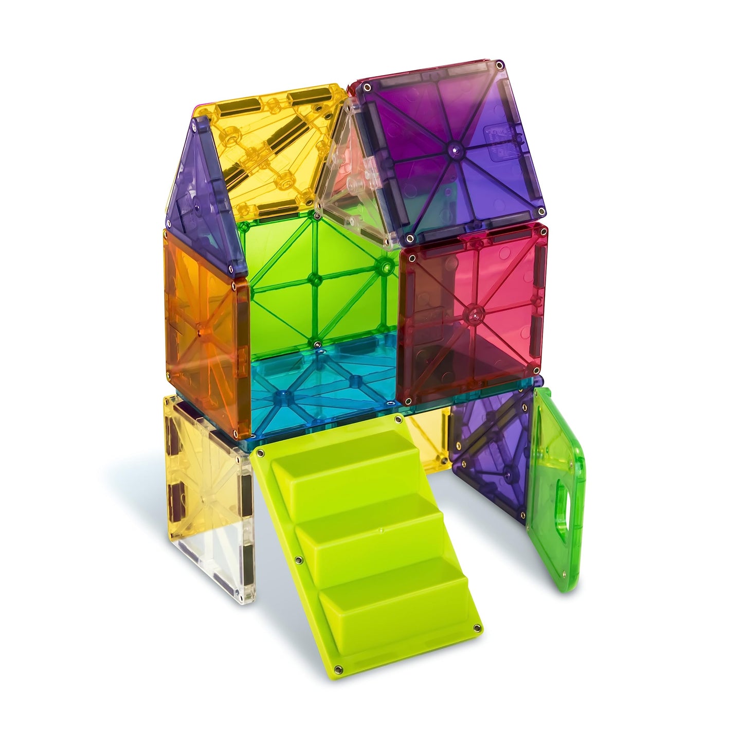 MAGNA-TILES House 28-Piece Magnetic Construction Set, The ORIGINAL Magnetic Building Brand