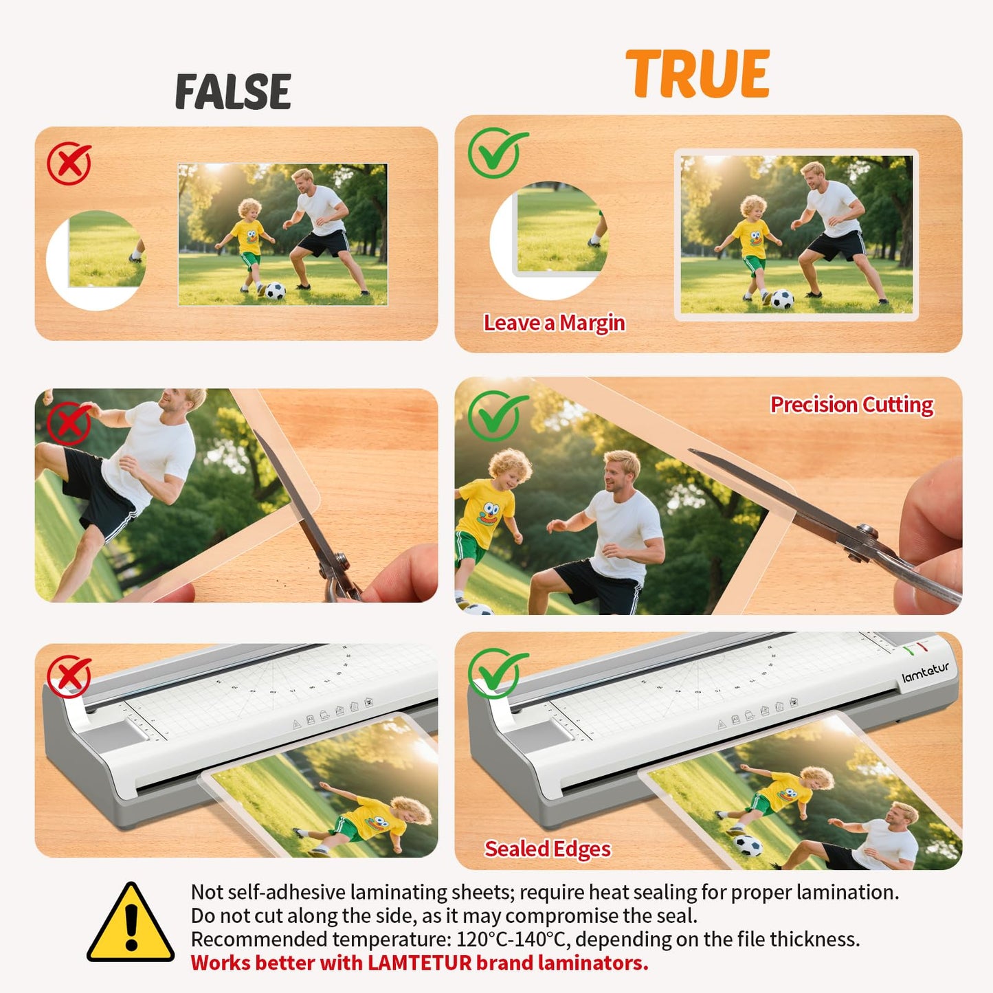 Lamtetur Thermal Laminating Pouches 9"x11.5" Inches, Holds 8.5 x 11 Inch Sheets,5mil 200Pack Hot Laminate Films, Clear Laminator Papers, Letter Size Lamination Sheets (125Mic 200Pcs)
