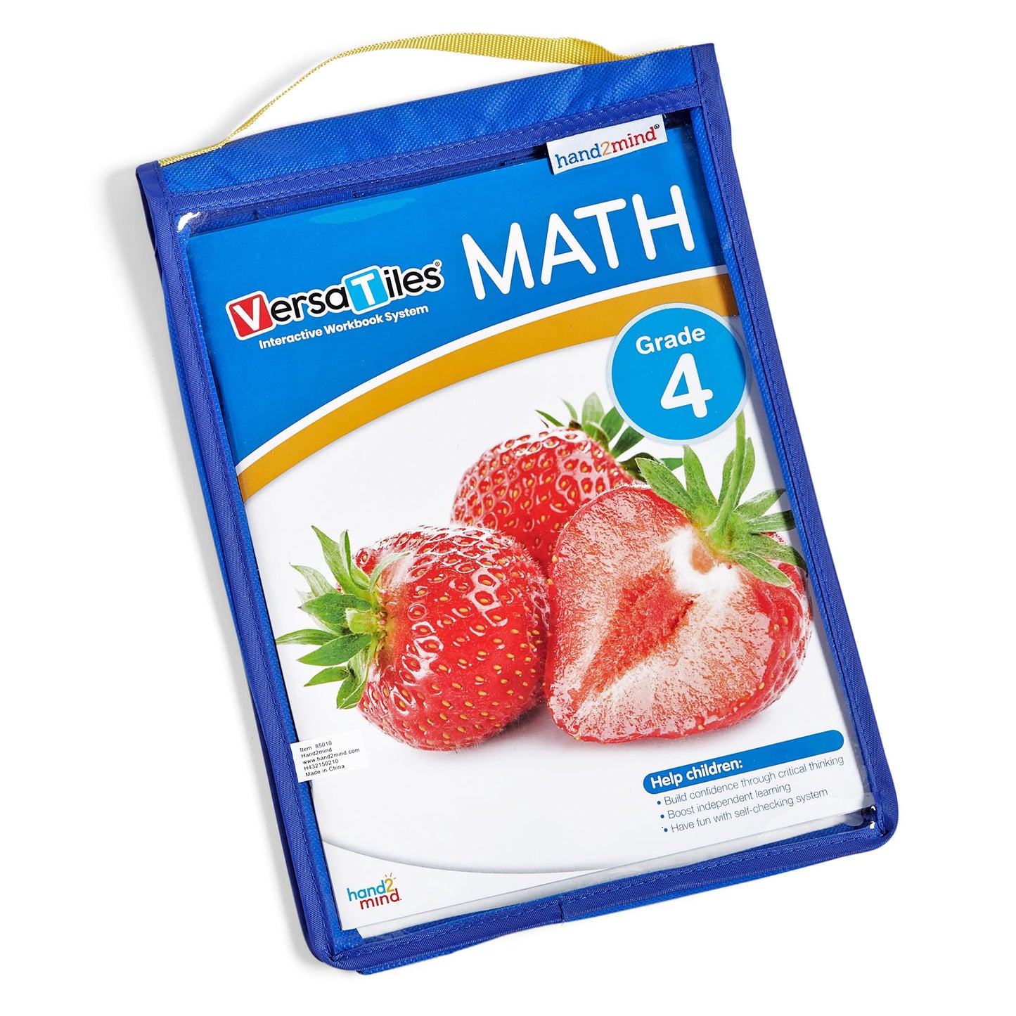 hand2mind VersaTiles Math Practice Take Along Set for Grade 4, Homeschool Curriculum, Math Workbook for Students, Elementary Classroom Must Haves, Kids Learning Activities for Fourth Grade