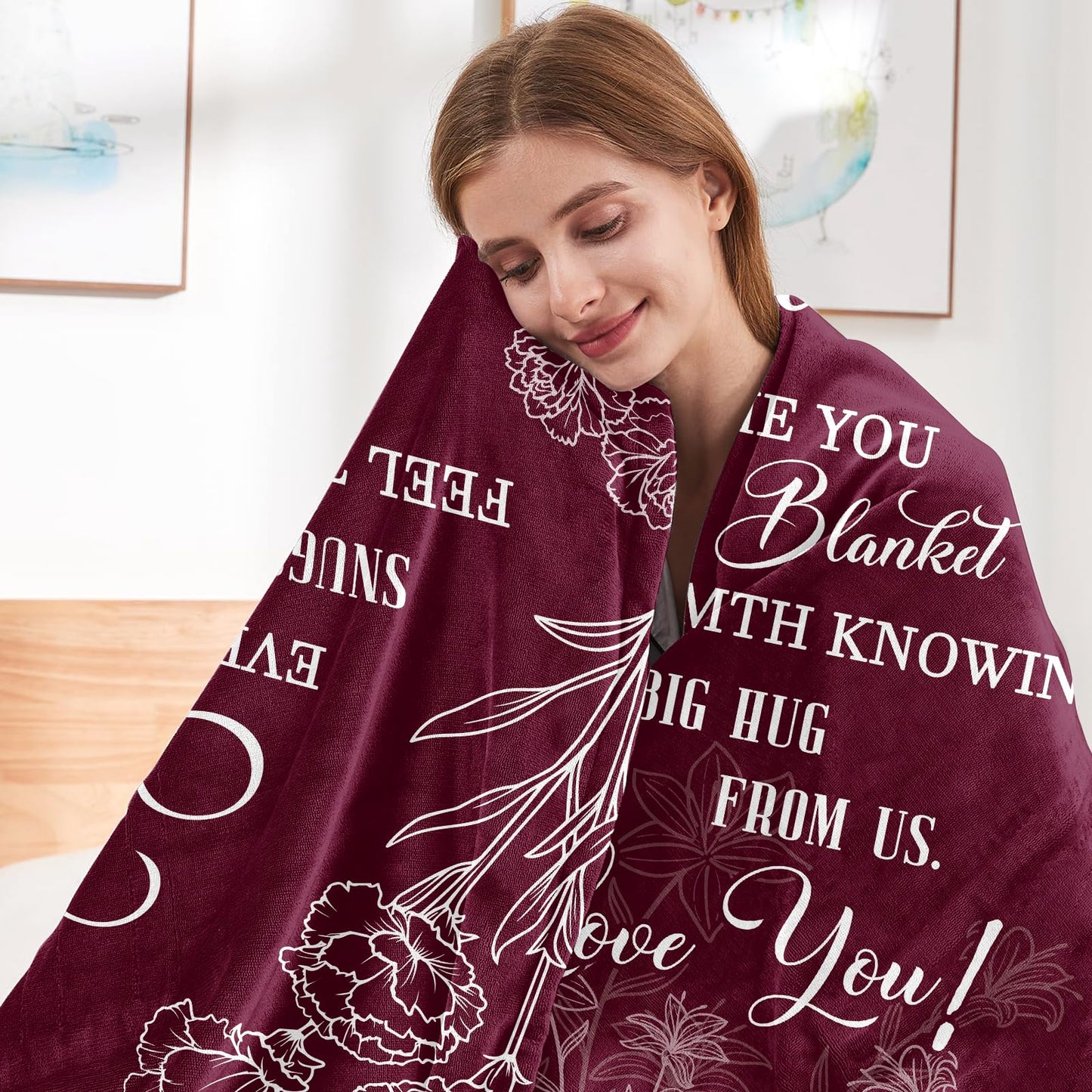 VHIKMLY Gifts for Mom, Mom Birthday Gifts Blanket, Moms Gift from Daughter Son, Best Moms Blanket 60"x50", Presents for Mother Mommy on Christmas Valentines
