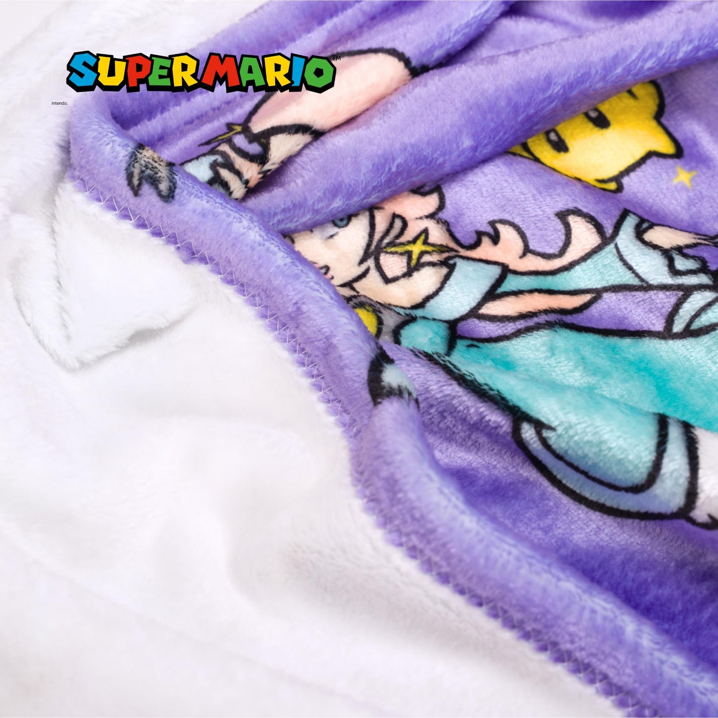 Super Mario Rosalina Gaming Kids Bedding Super Soft Plush Throw Blanket, 46 in x 60 in, (Officially Licensed Product)
