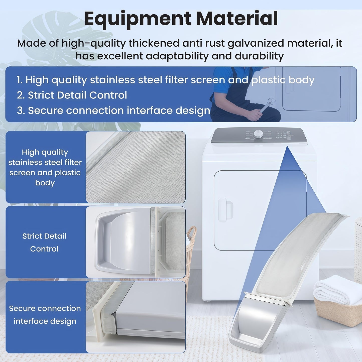 WP8572270 8572270 Clothes Dryer Lint Trap Compatible with Whirlpool Maytag Kenmore WED6200SW1 WED6400SW1 WED6400SB0 WED6400SB1. Replace AP3890807 1201488 AP6013413 PS1487948 PS11746639
