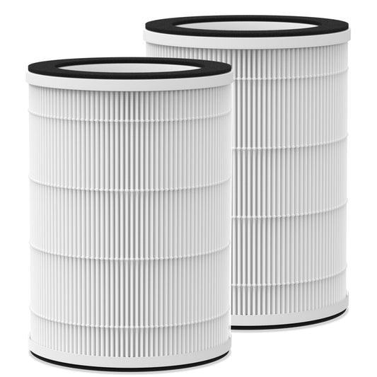 2 Packs HAP606 HAP609 Replacement Filter for XenonLab VisionAir/FreAire HAP606 & ECOSELF HAP609 Air Purifier, 3-Stage Design with Activated Carbon, HEPA Pre-filter, Air Filter for Home Large Room
