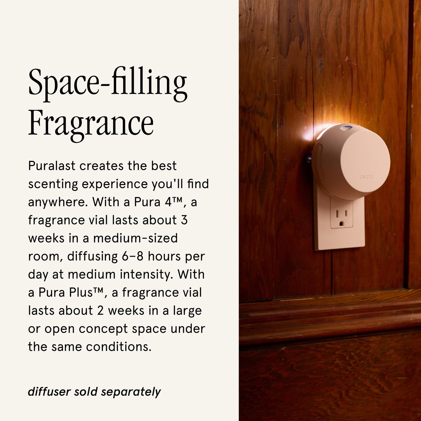 Pura x Studio McGee Home Scent Refill - Smart Air Diffuser - Long-Lasting Luxury Fragrance per Refill - Home Essential - Clean & Safe Diffuser Fragrance - 2 Pack, Santal Vanilla