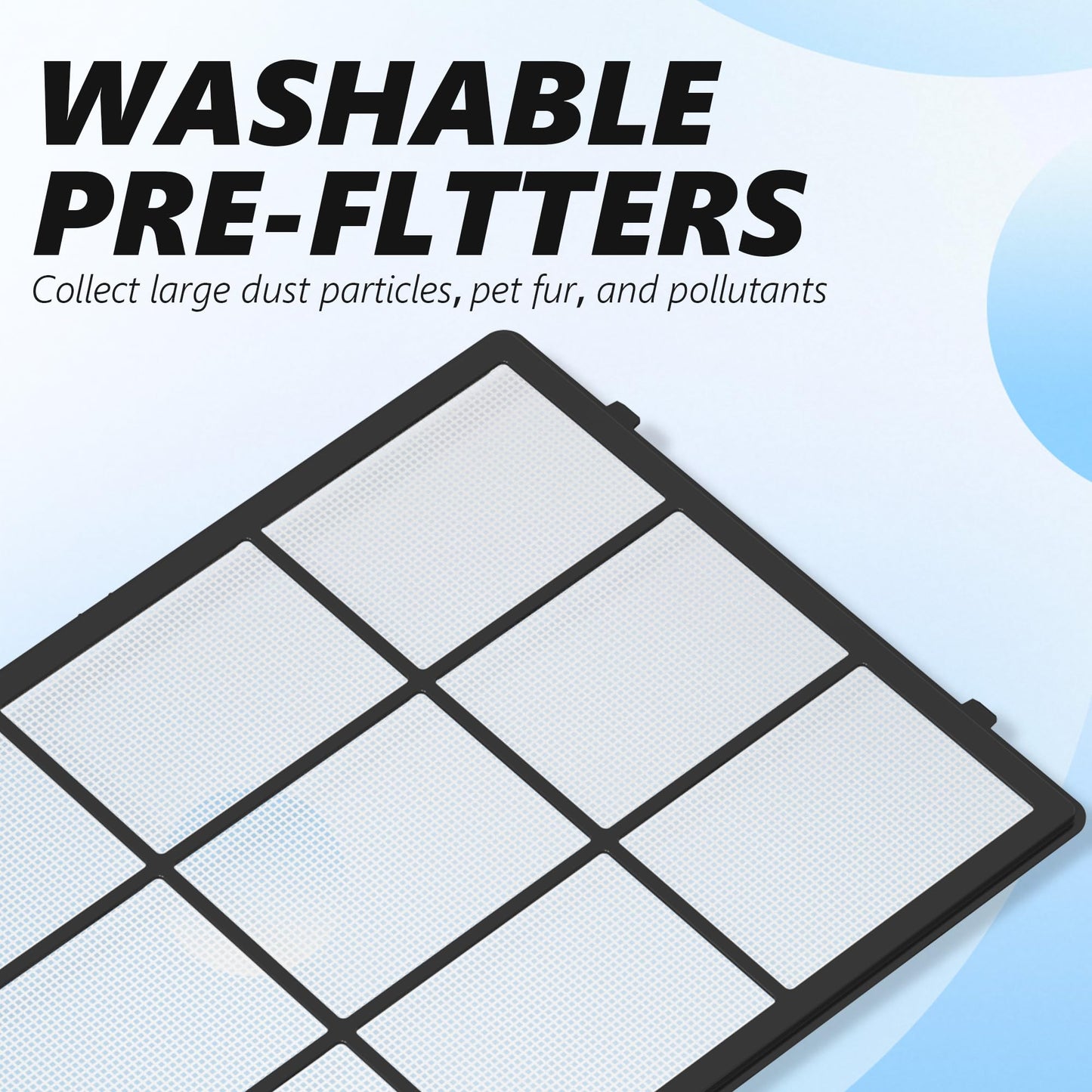 SAKEGDY 115115 Replacement Filter A Compatible with Winix PlasmaWave C535 5300 5300-2 6300 6300-2 P300 AM90 9000 5000 5000B C909 A-Purifier, 1 Washable PreFilter+2 Premium Filter+4 Activated Carbon