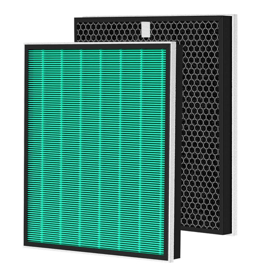 2 Set 250/250S Replacement Filter Compatible with Coway AIRMEGA Max2 250 250S, Max 2 Green Filter and Activated Carbon Filter Set, AP-1720-FP